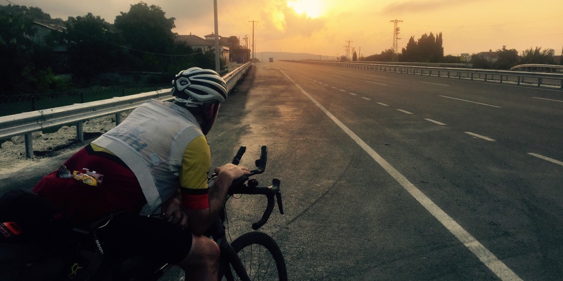 Gareth Bains, sunrise following the Transcontinental, Turkey