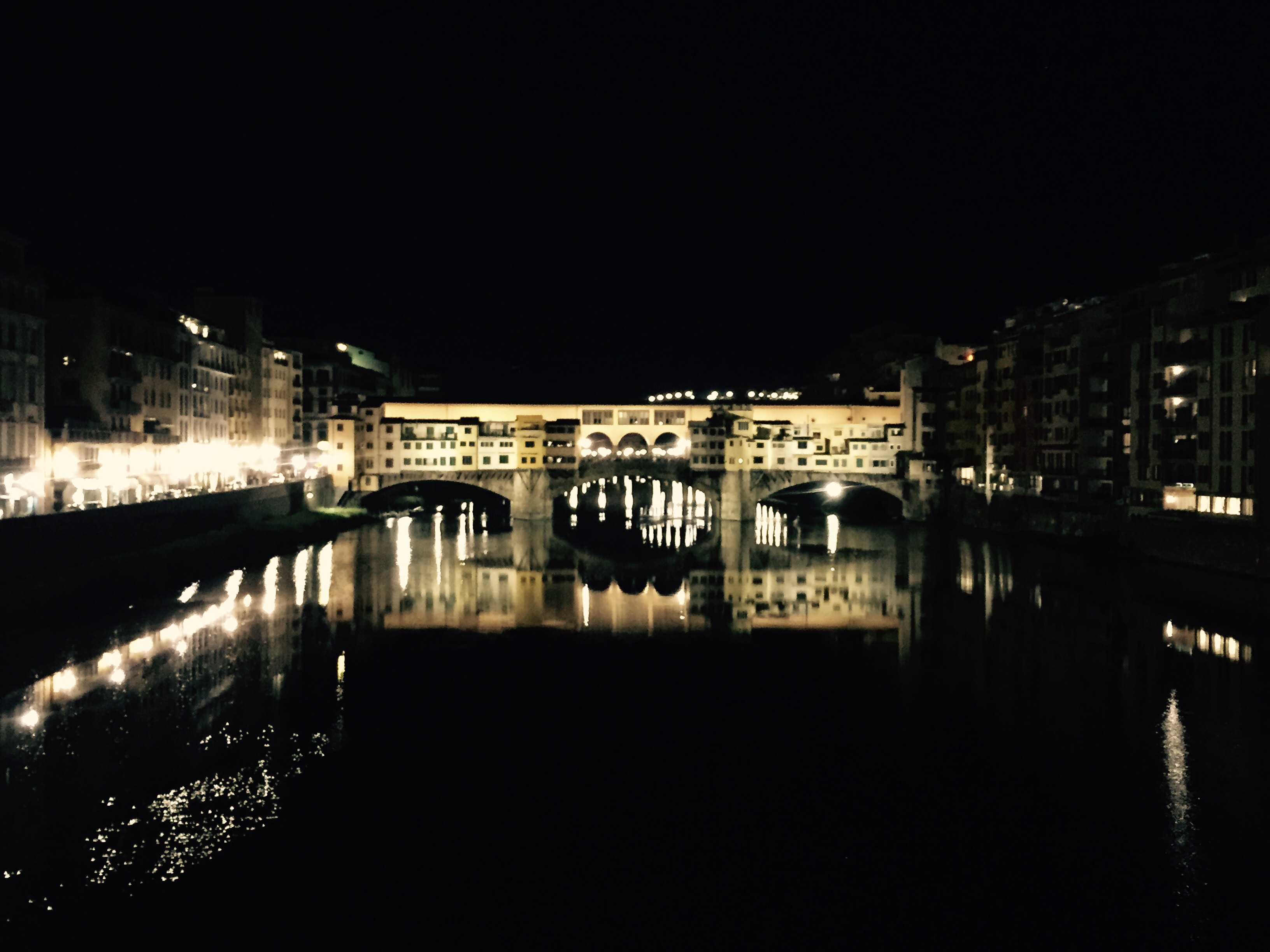 Ponte Vecchio at night, Florence