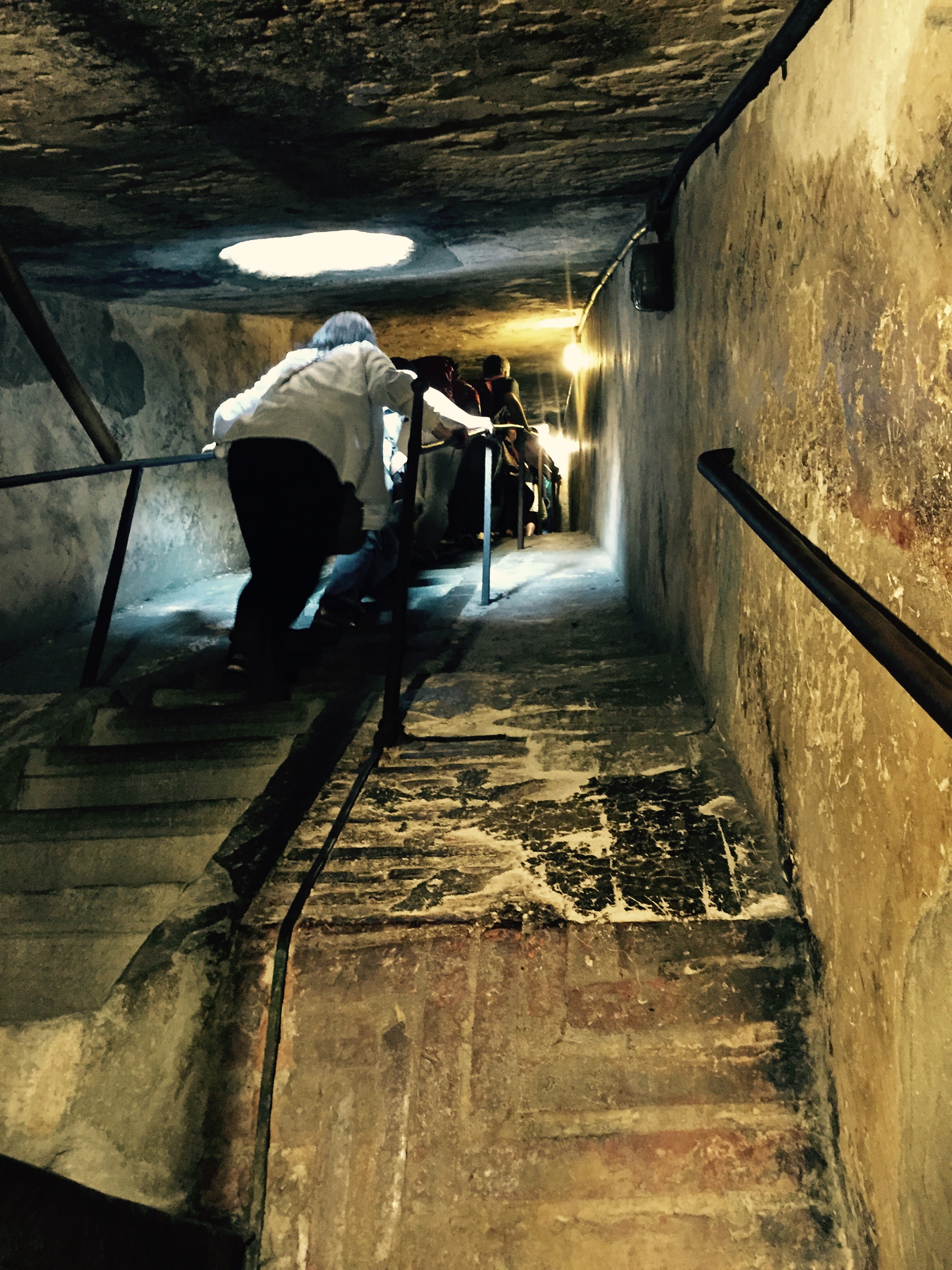 Climbing inside the Duomo, Florence