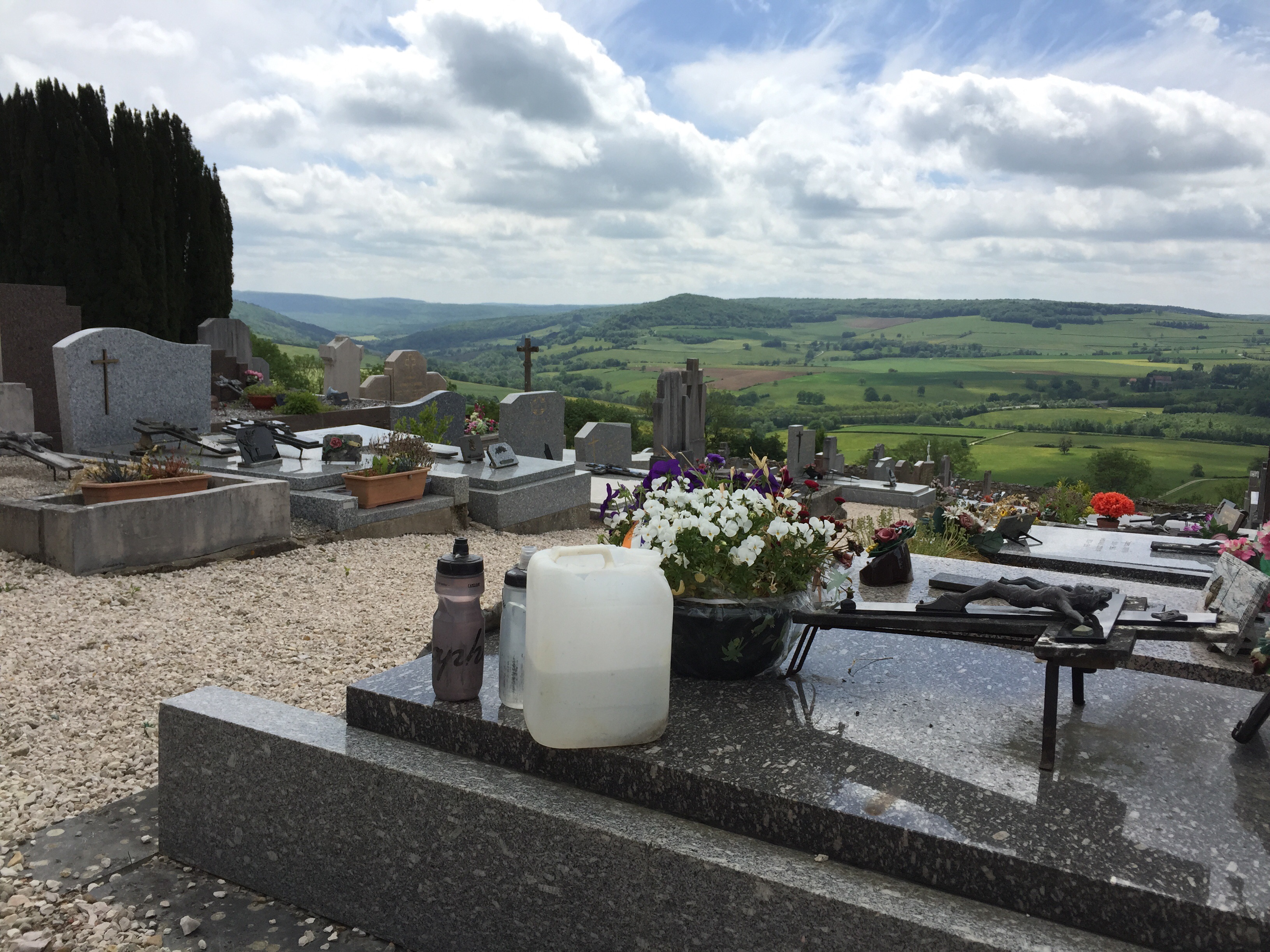 Cemetery water supply