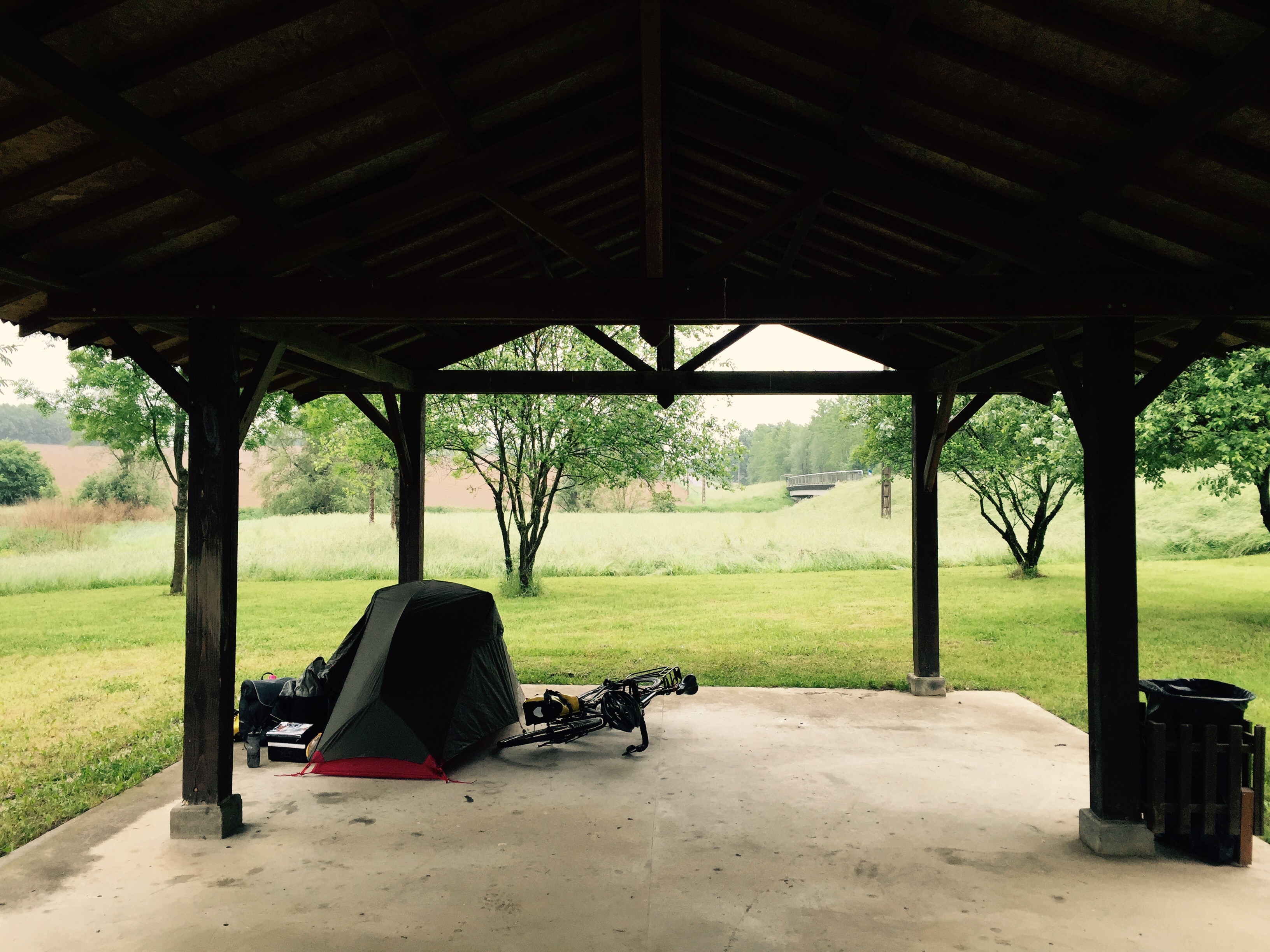 Roadside shelter for the night