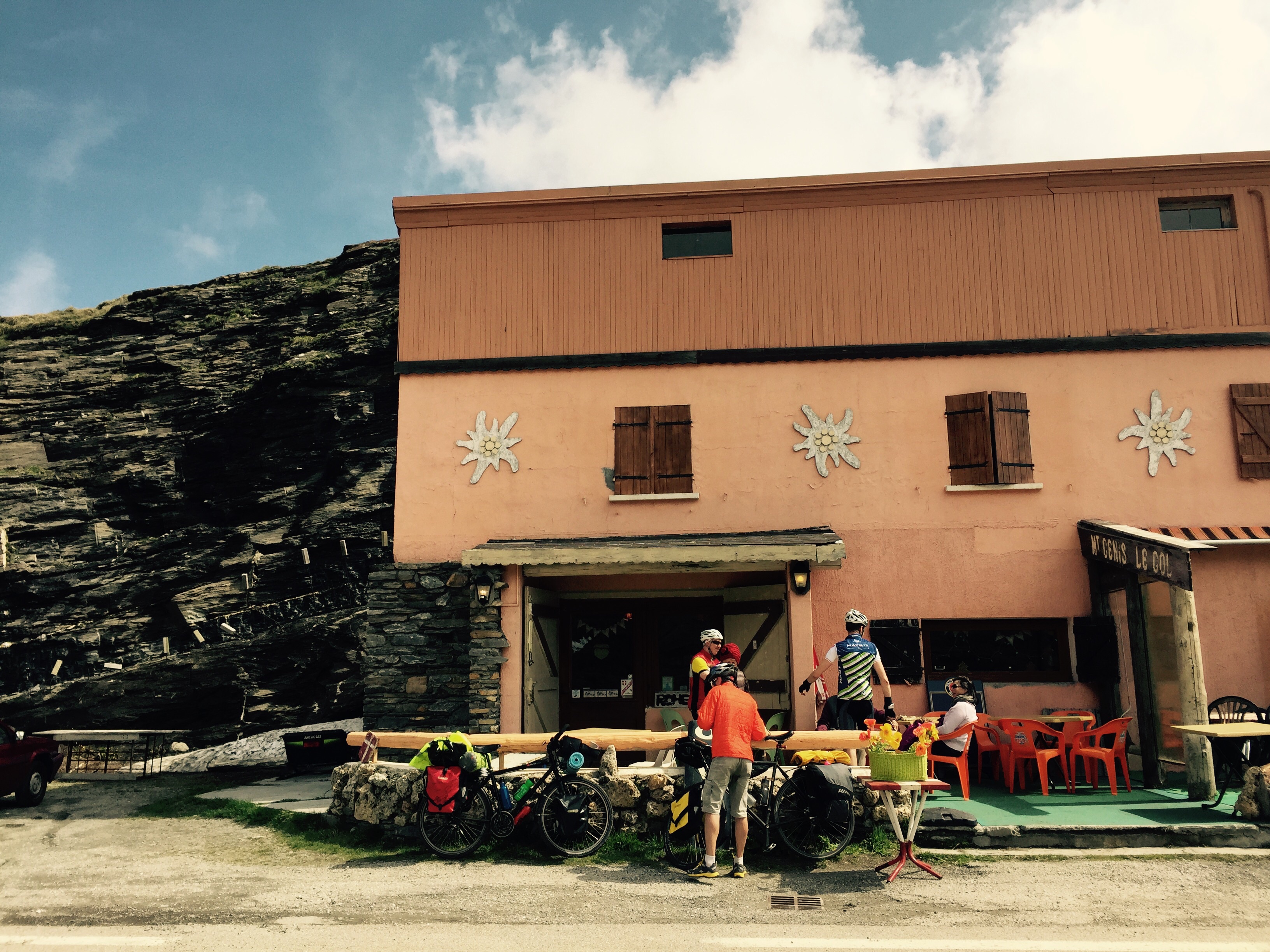 Cafe at sumit of Mont Cenis