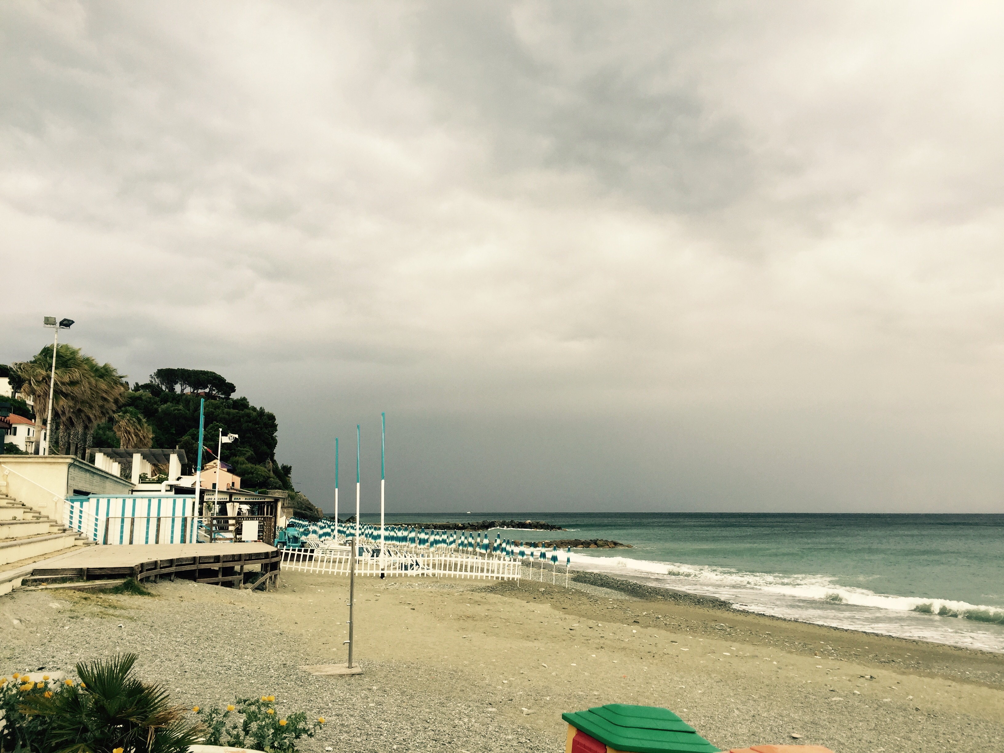 Storm rolling in towards Genova