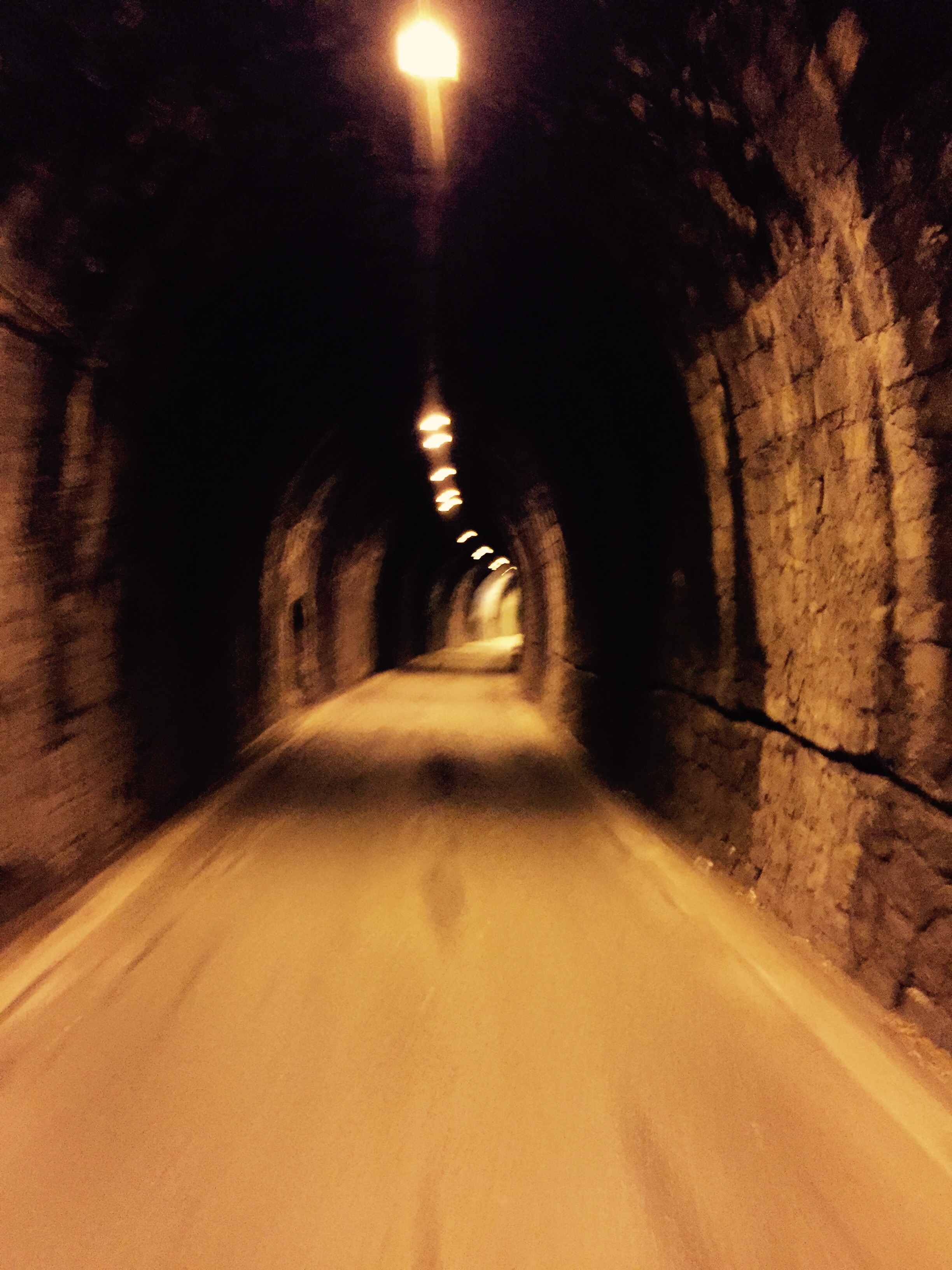 Hell tunnel of Moneglia