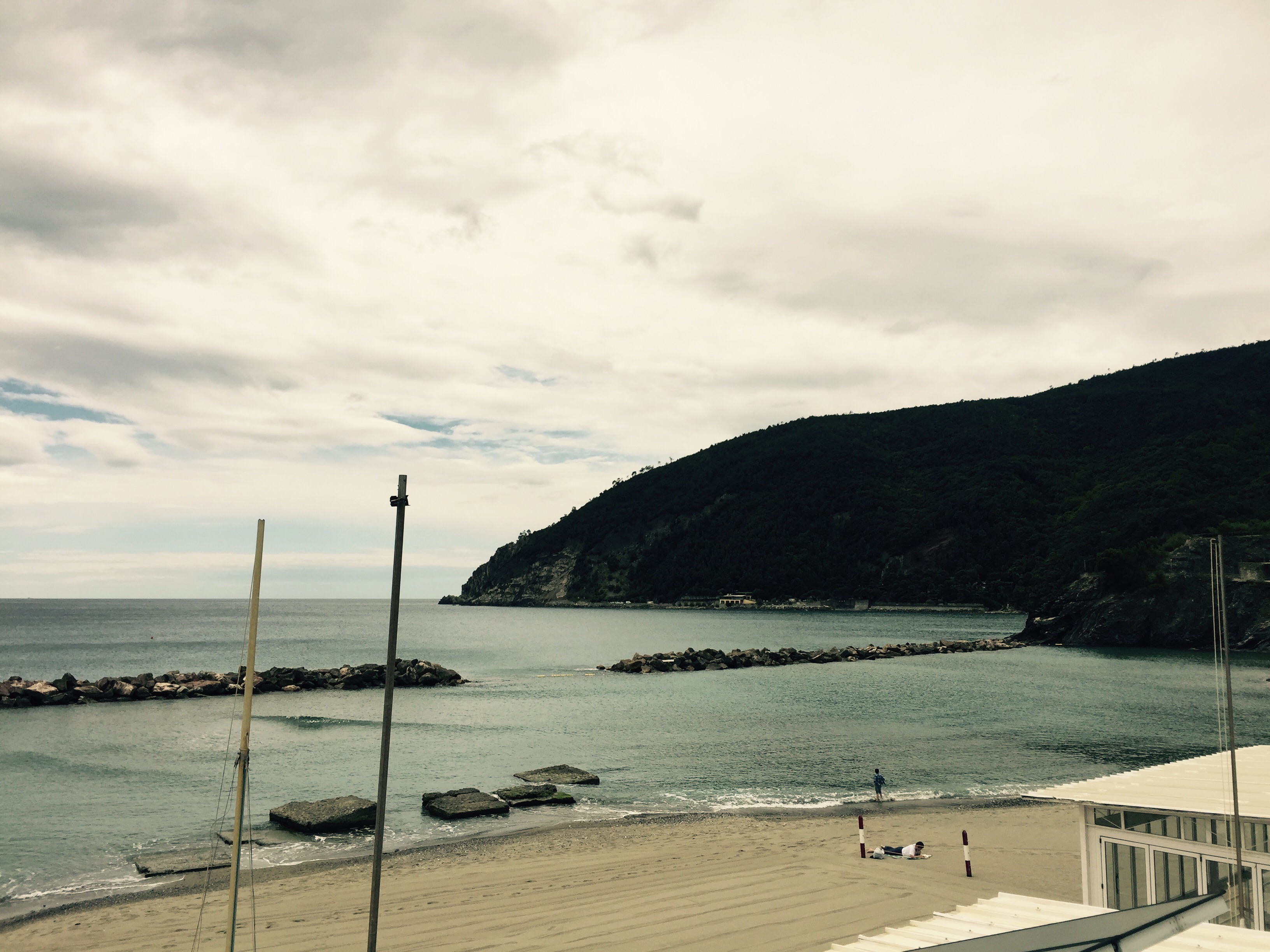 Moneglia bay looking at campsite