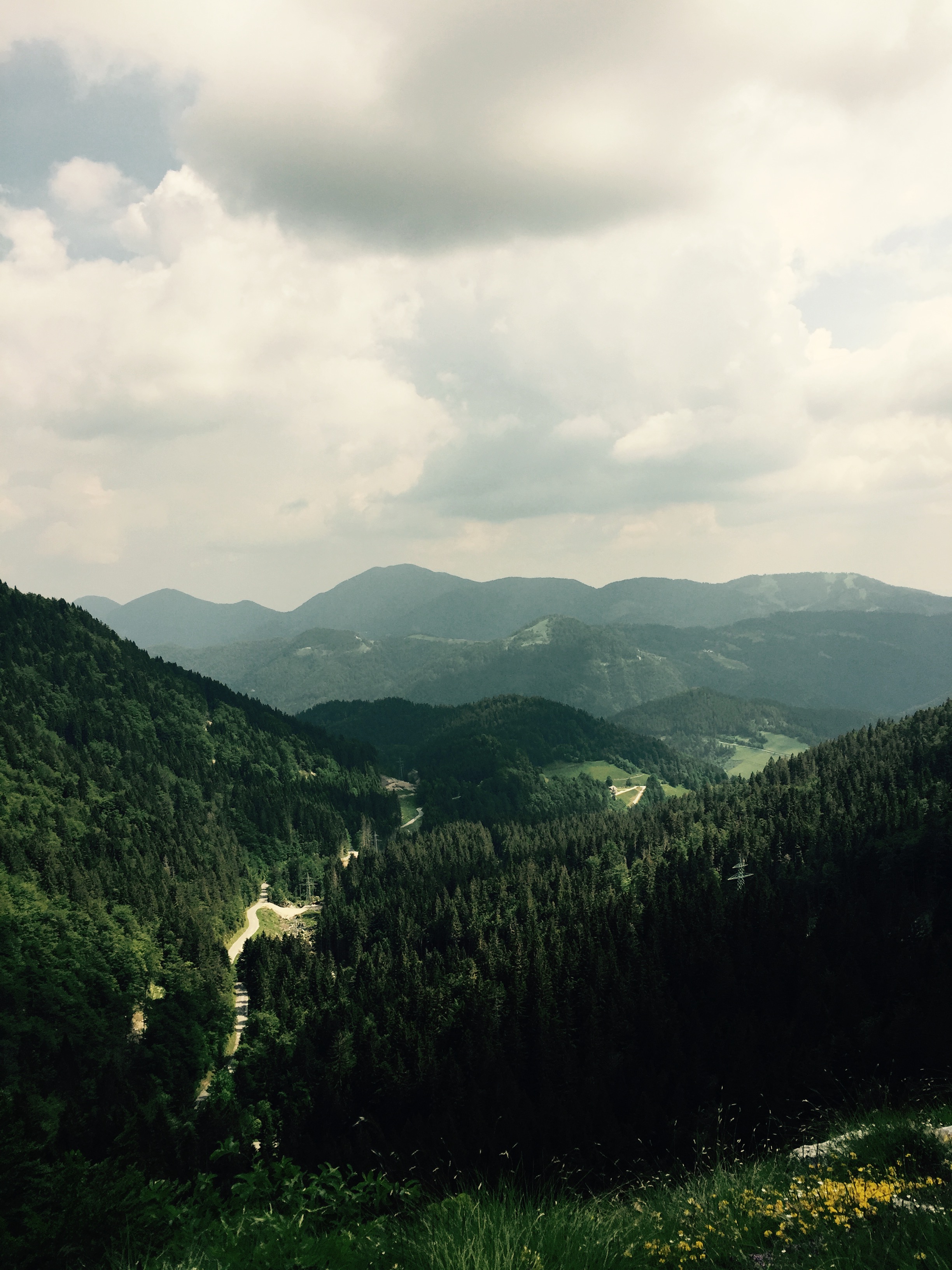 Valley down to Spodnja Sorica