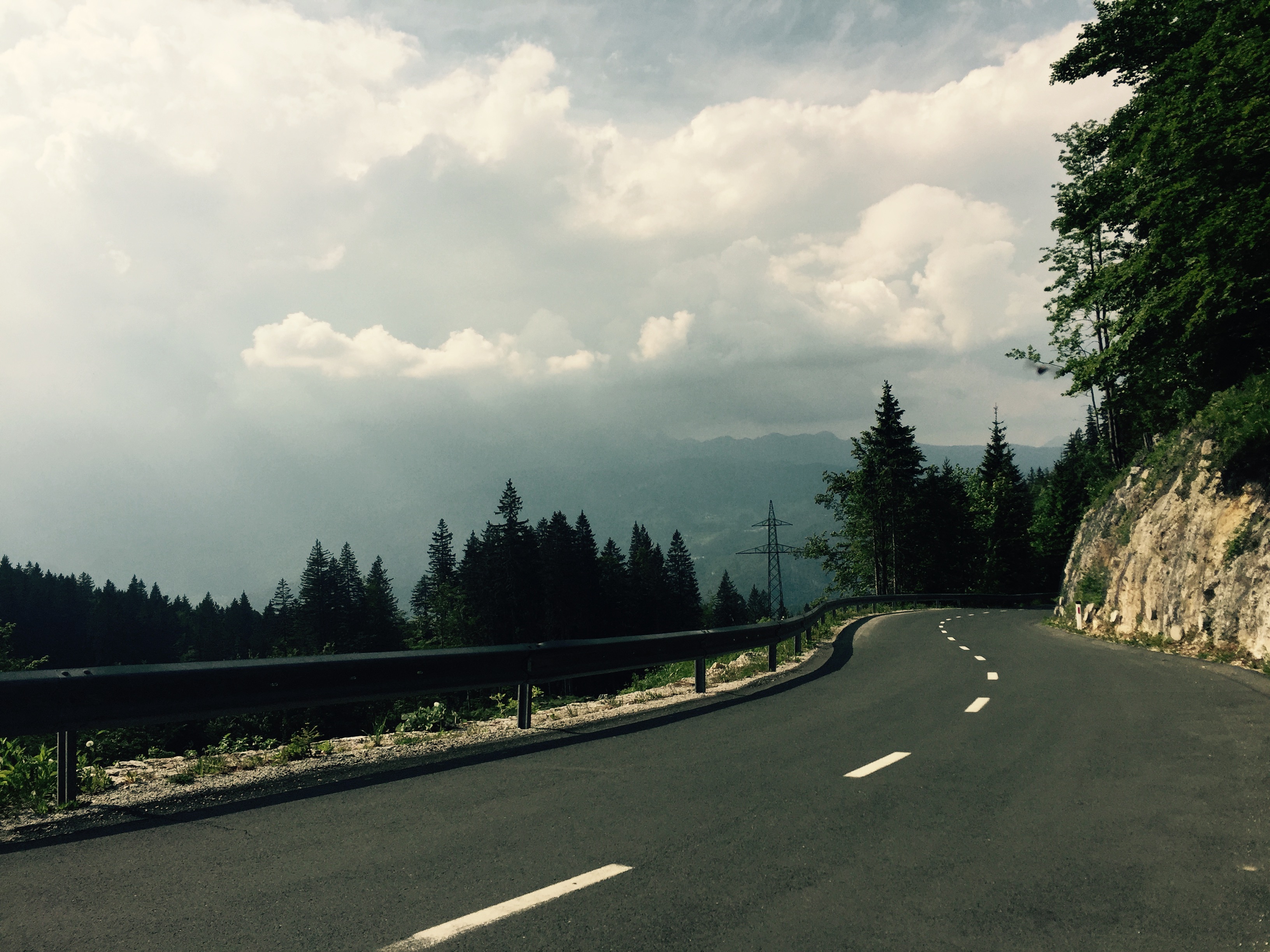 Road down to Bohinjska Bistrica