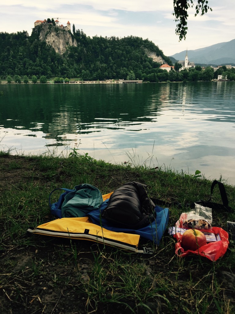 Kit for swimming round Lake Bled