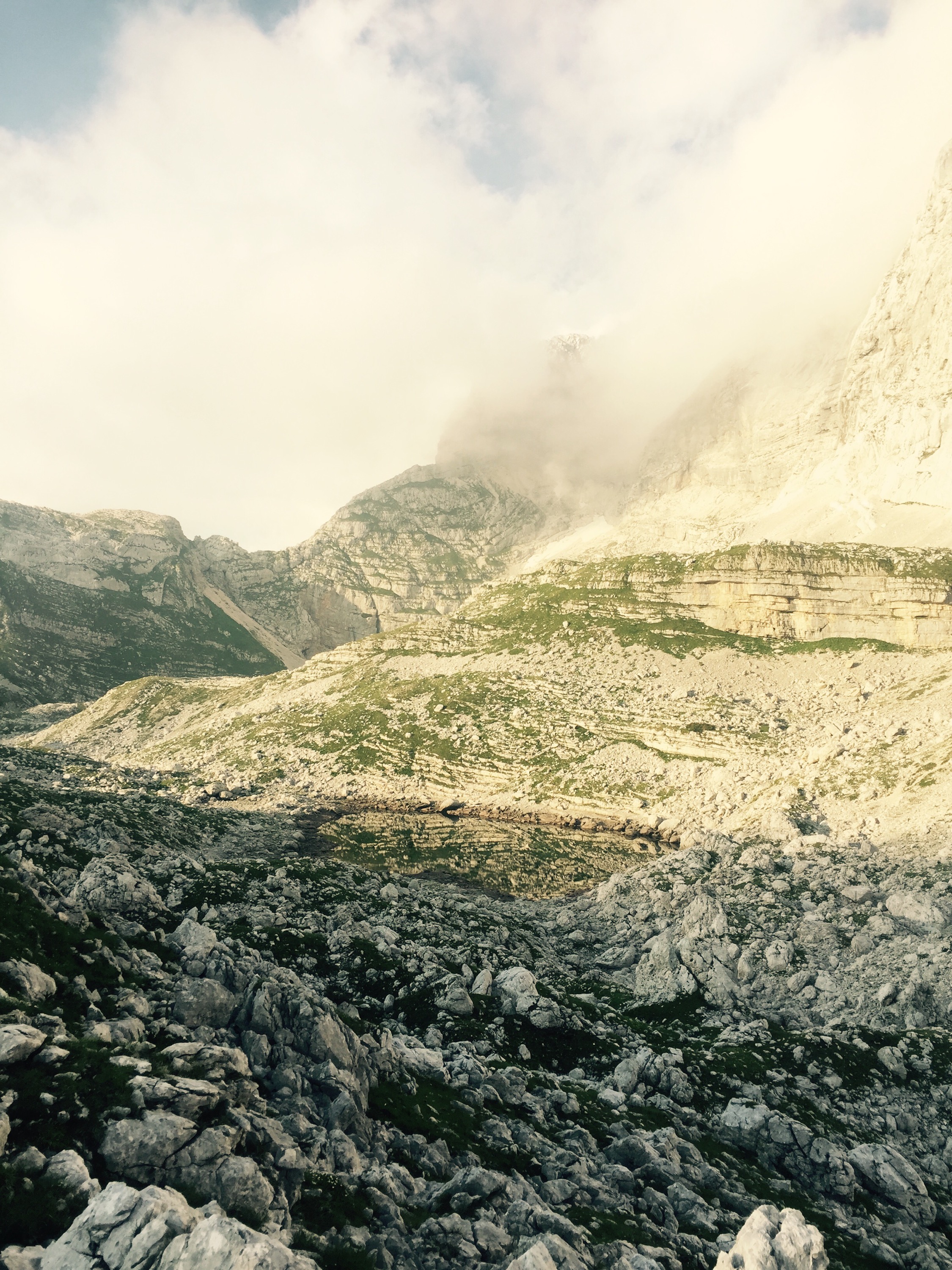 Invisible lake, Seven Lakes valley, Triglavski National Park