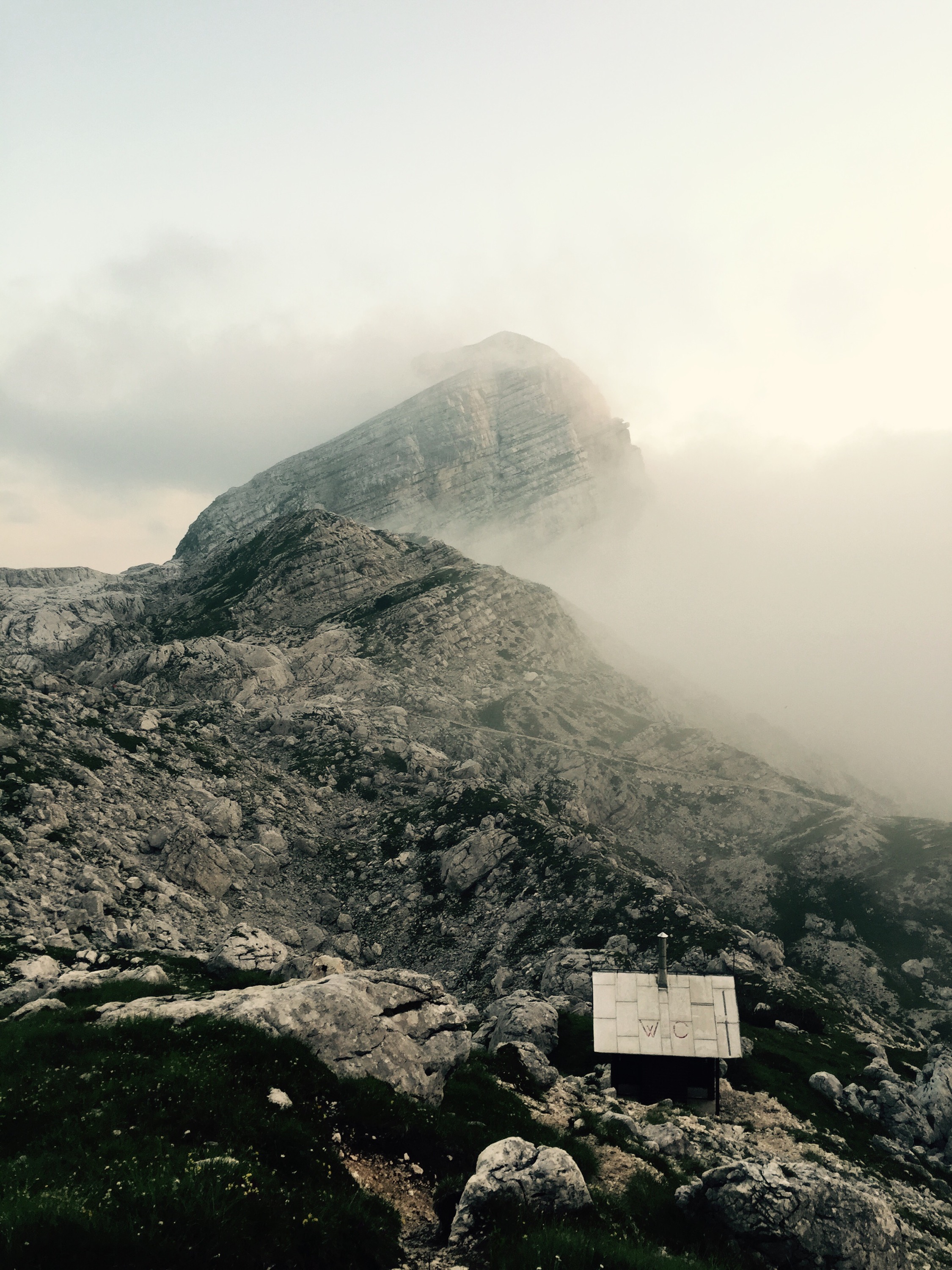 Zasavska koća outhouse, Triglavski National Park