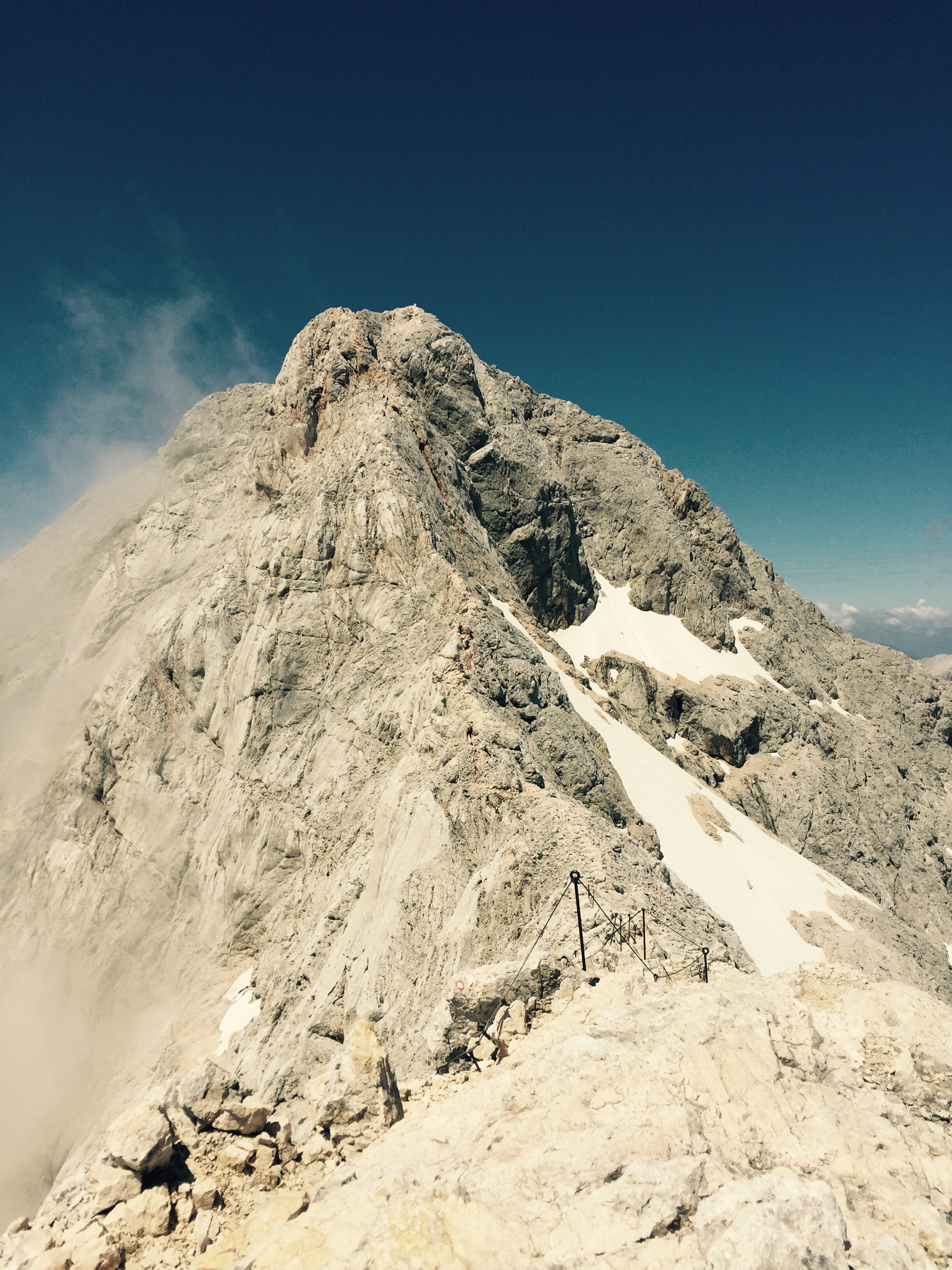 Ridge line to Triglav summit