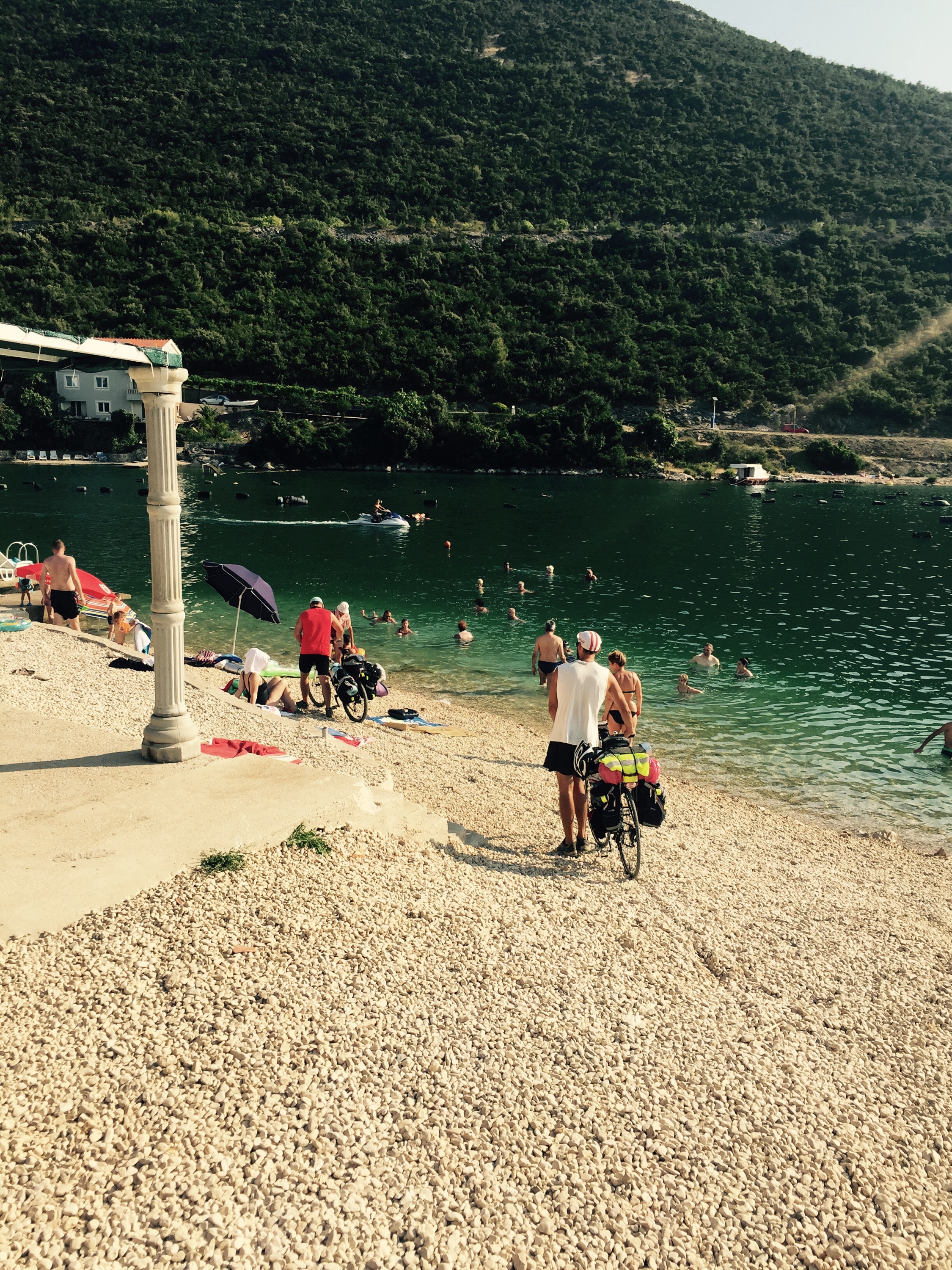 Shortcut went wrong, beach Neum, Bosnia