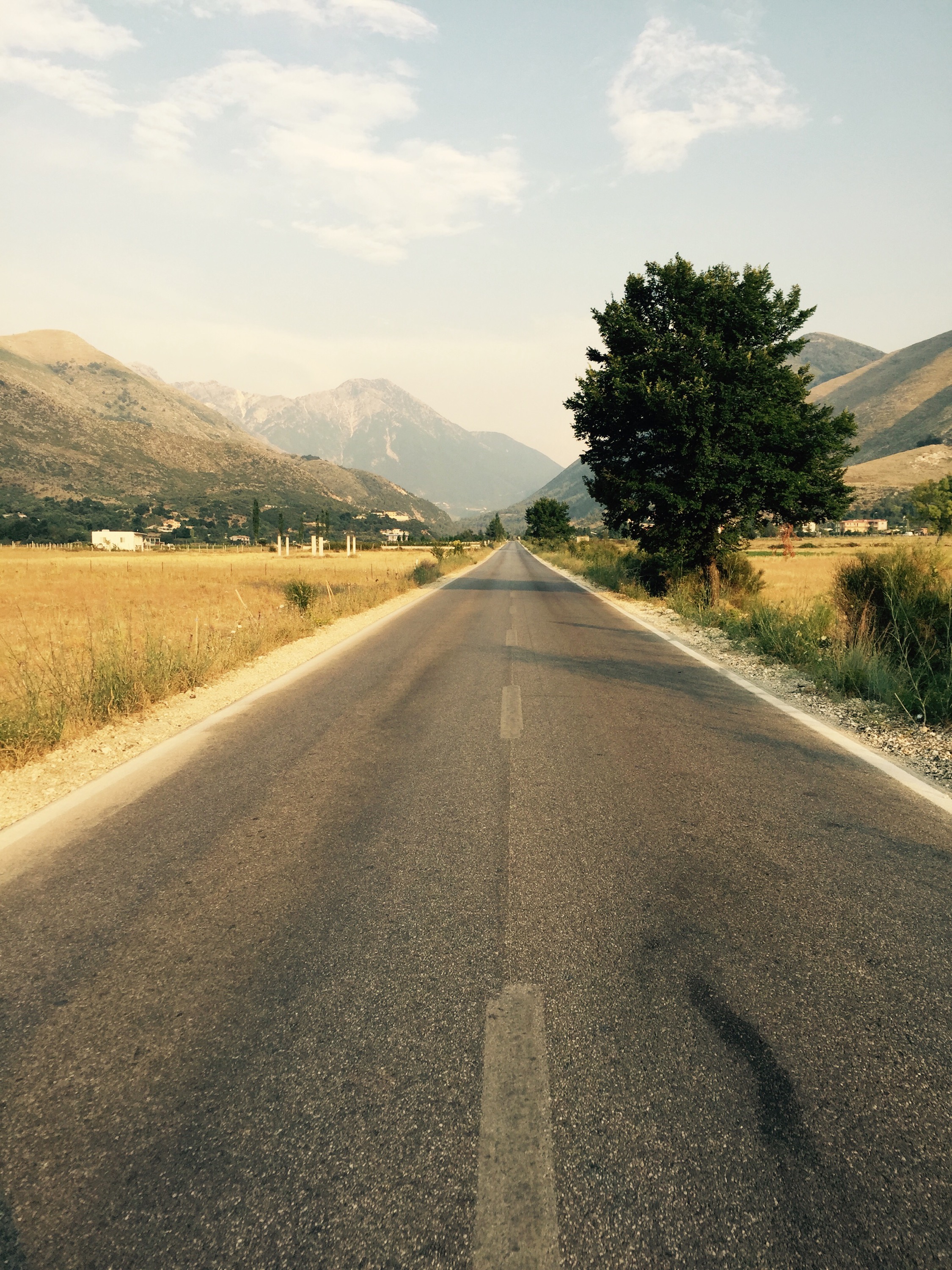 Road to the Llogara pass, Albania