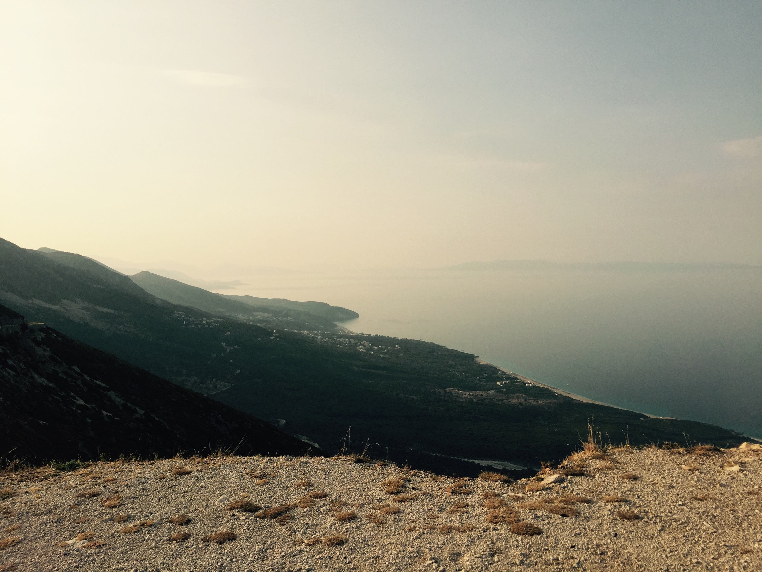 View from Llogar pass, Albania