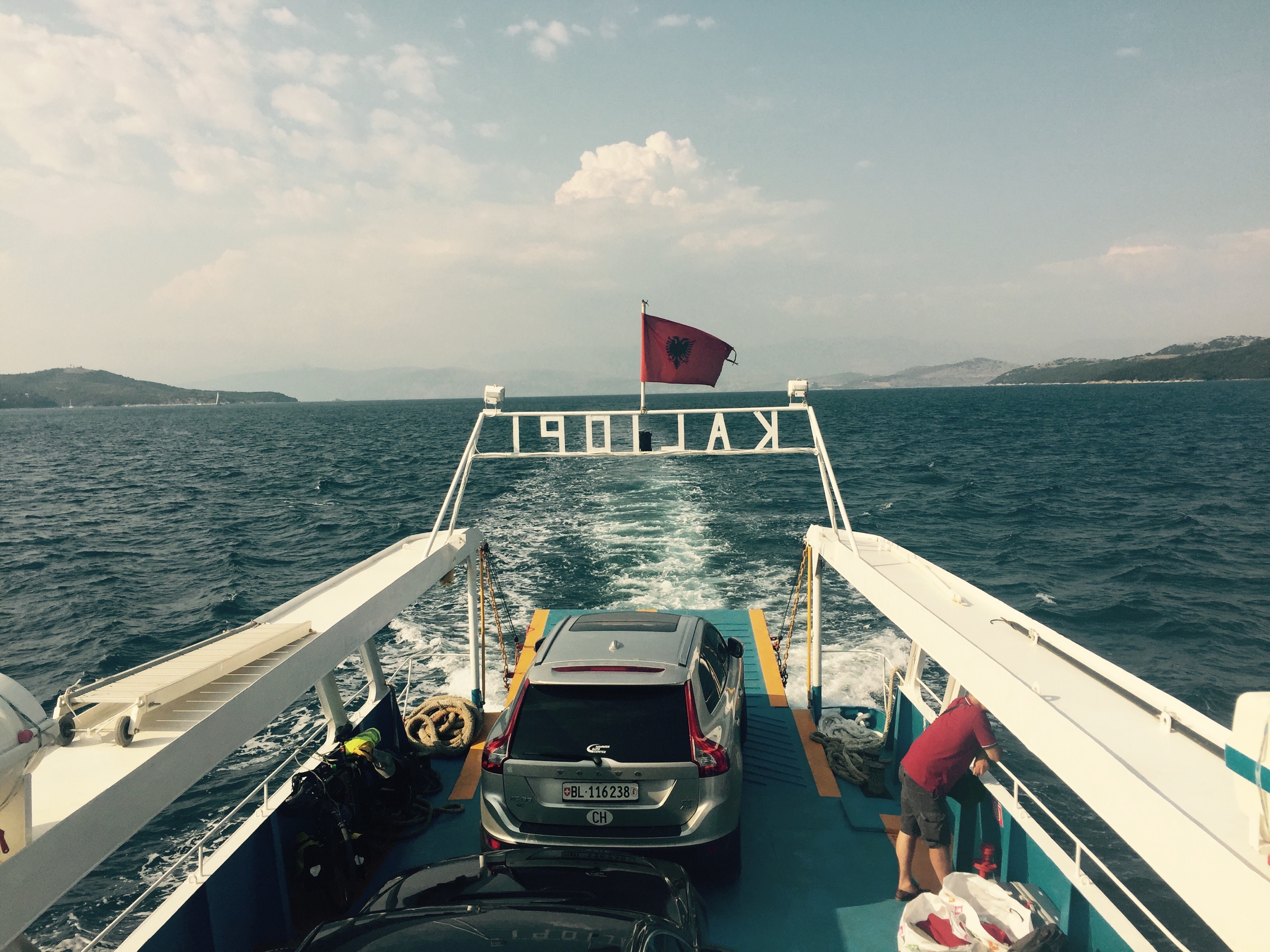 Sarande to Corfu ferry