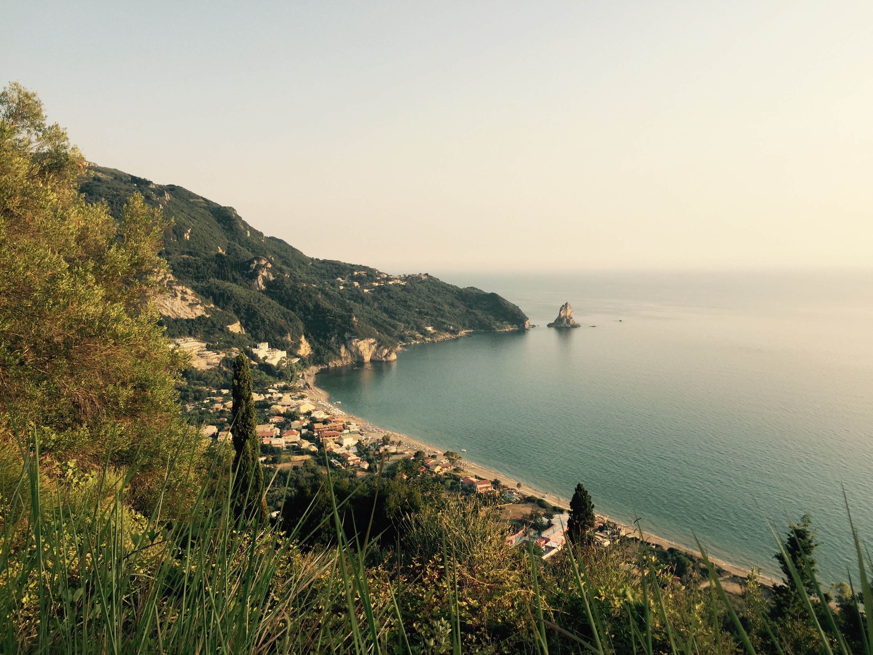 View ovevr Agios Gordios, Corfu