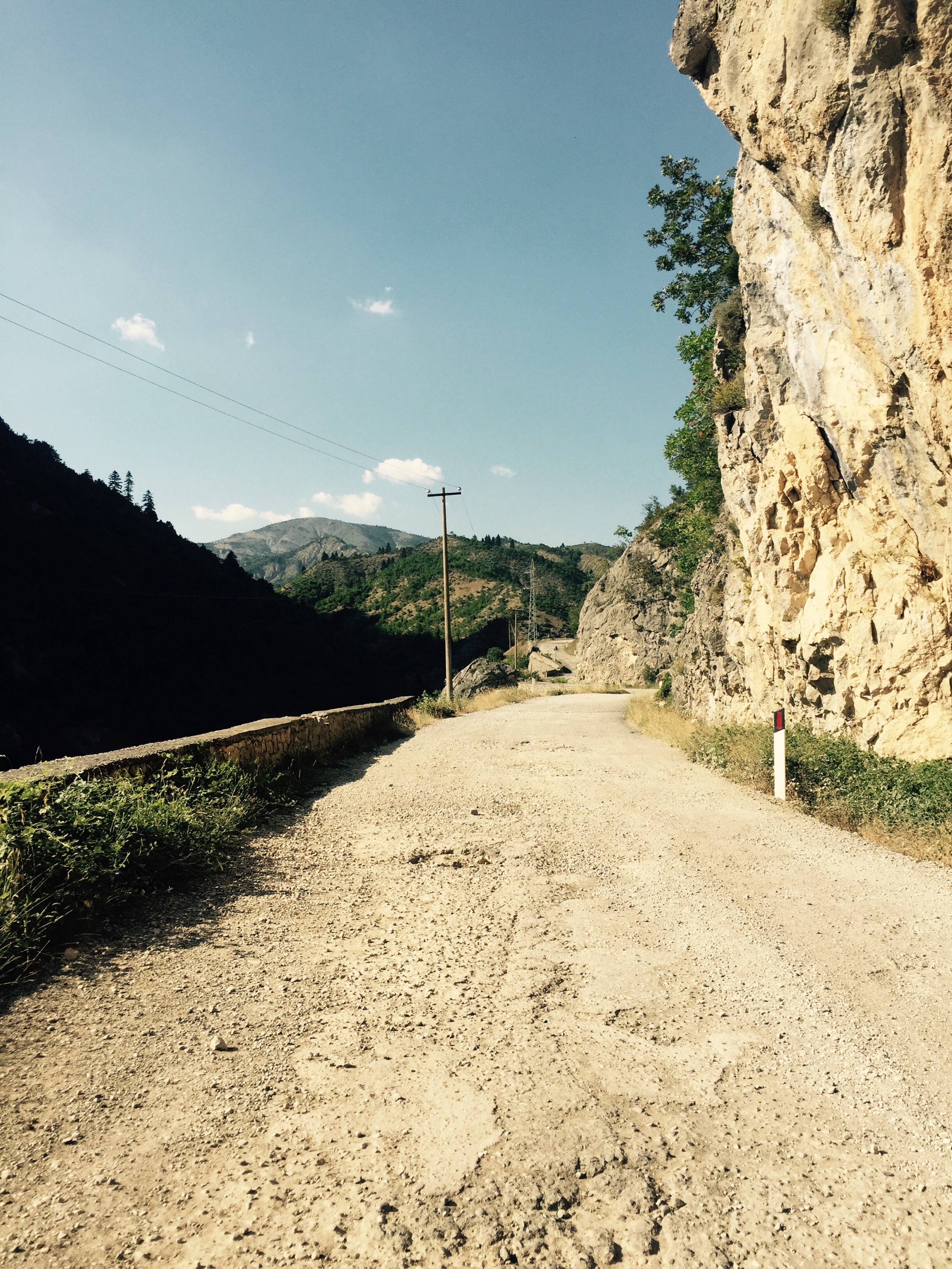 Road, Përmet valley, Albania