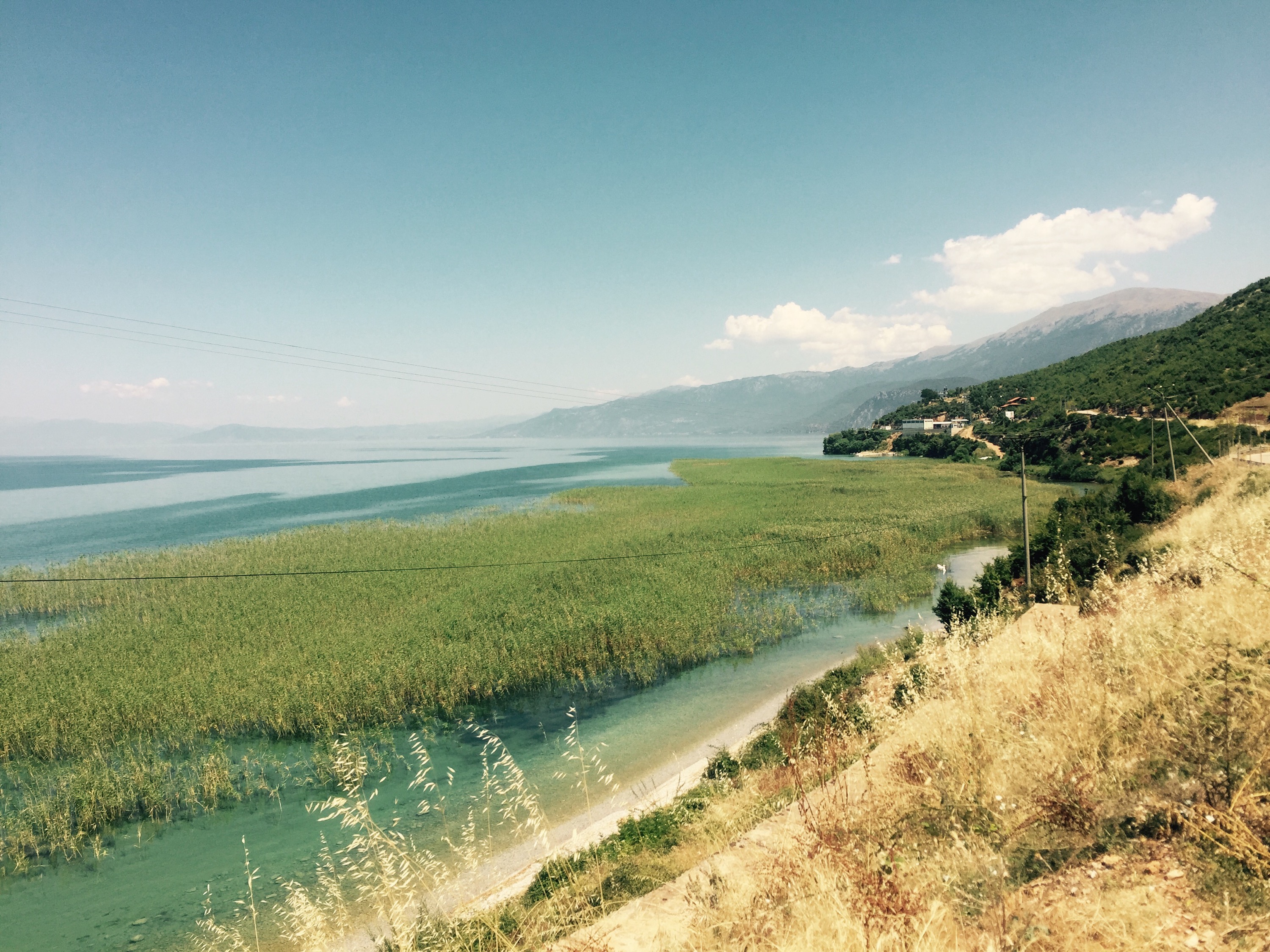 Lake Ohrid, Macedonia Albania border