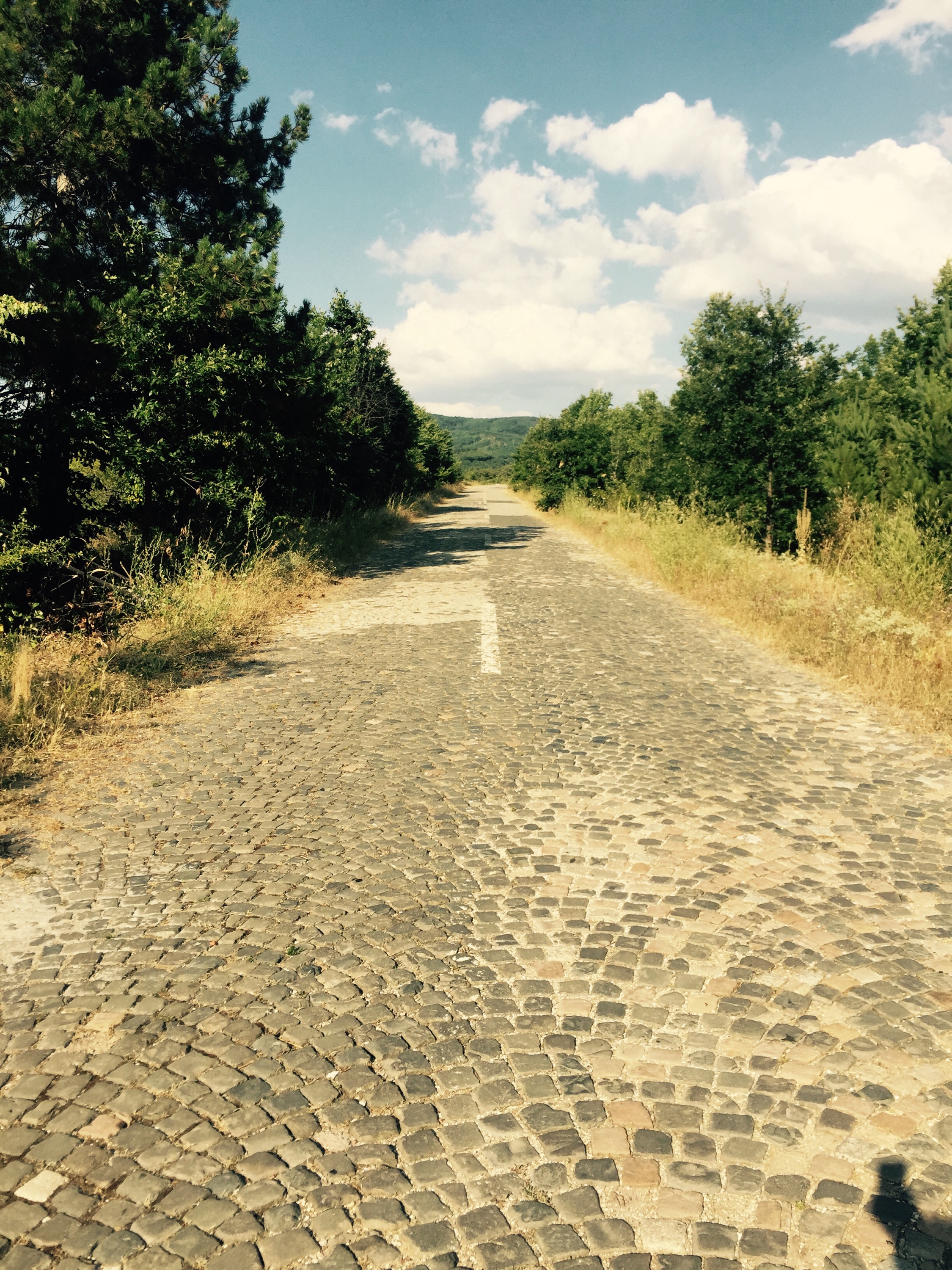 Rough cobbled road, Macedonia