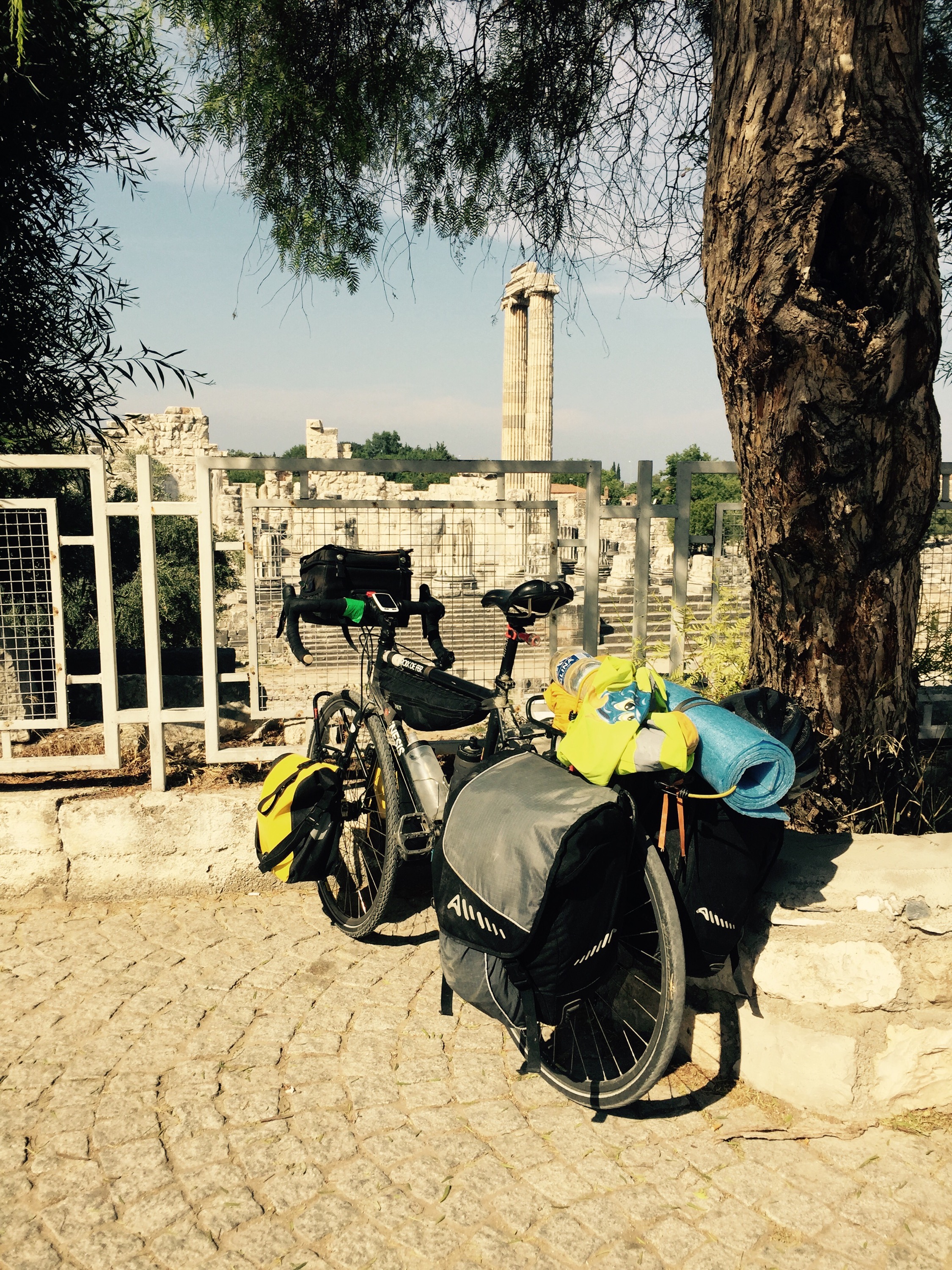 Bike by the Temple of Apollo, Didim Turkey