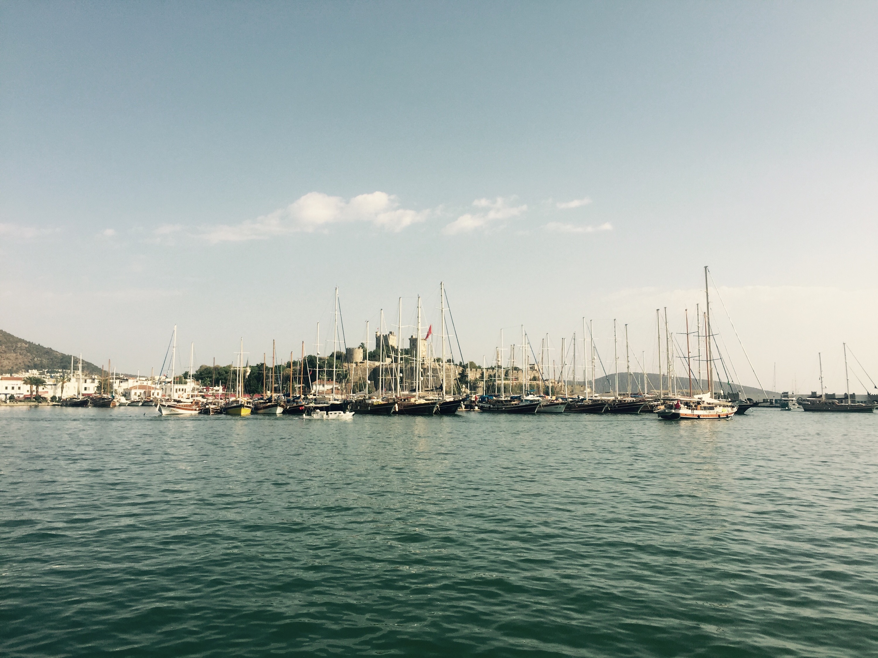 Bodrum castle over the harbour, Turkey