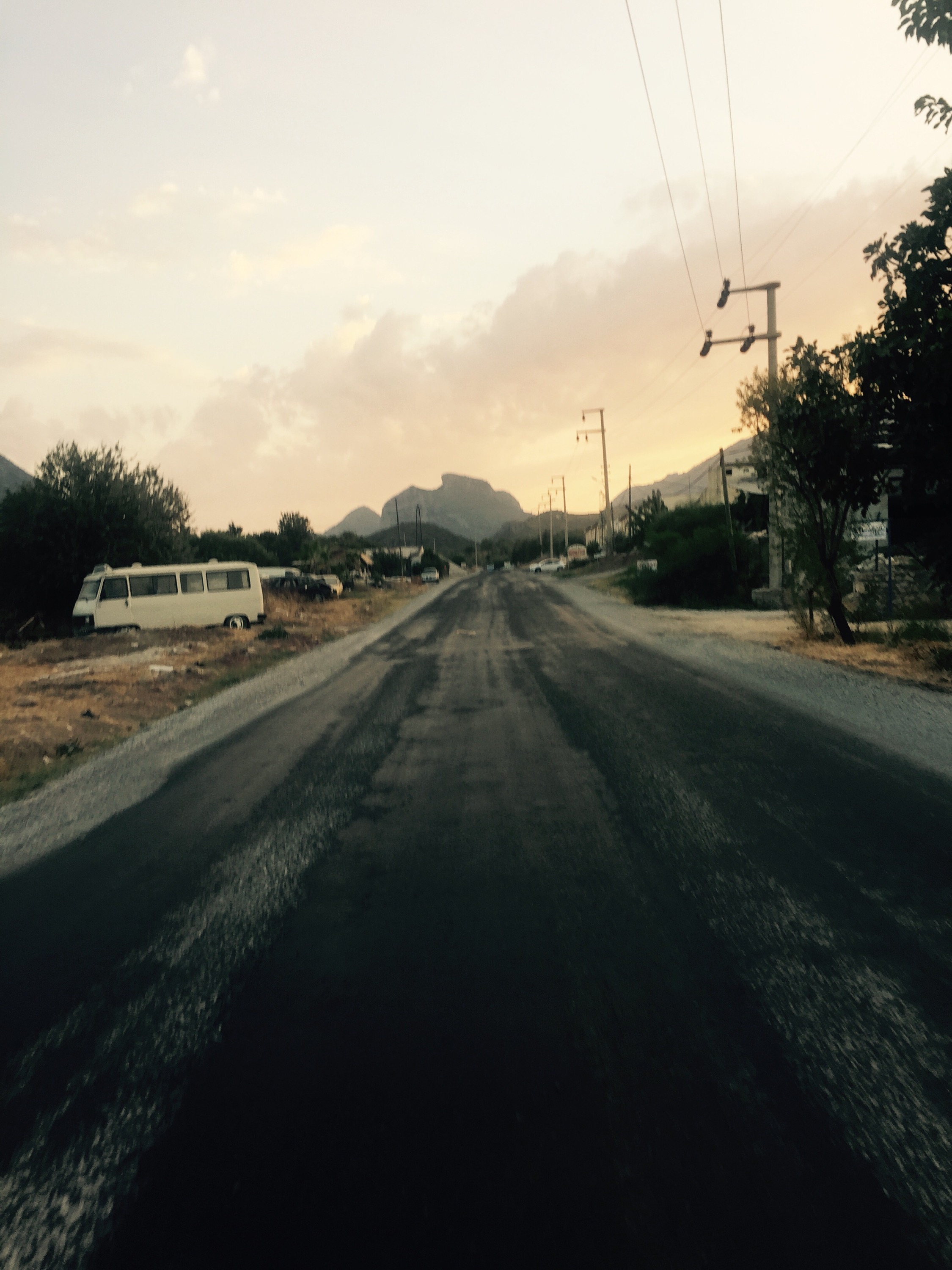 Road on Datca peninsular, Turkey