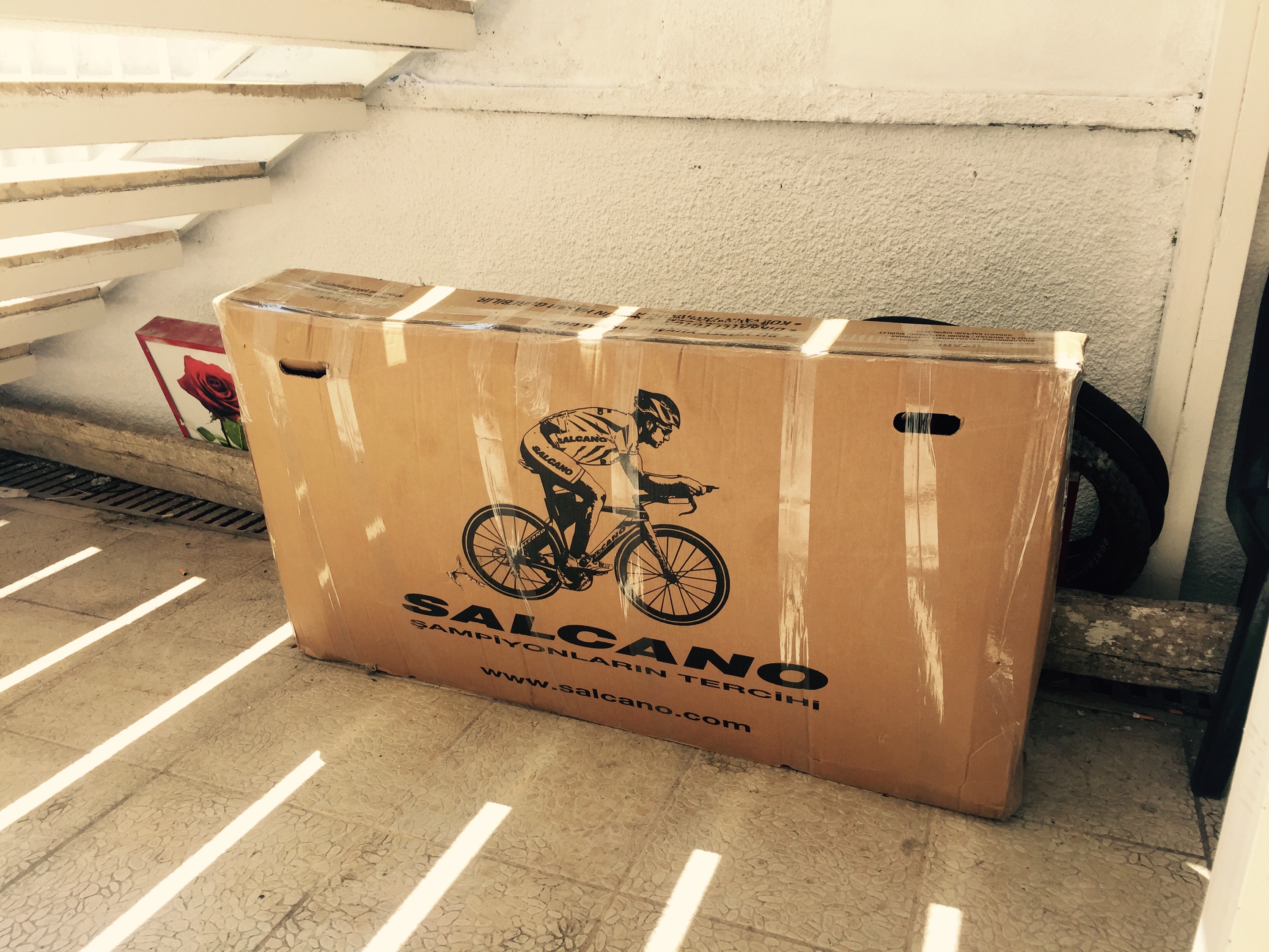 Boxed touring bike, Velomaris - Marmaris Turkey