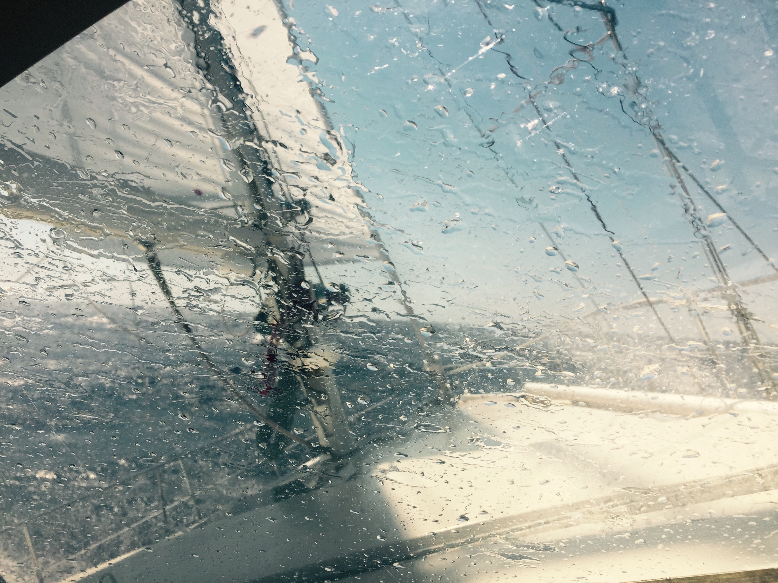 Rough sea crossing from Santorini, Thira, Greece