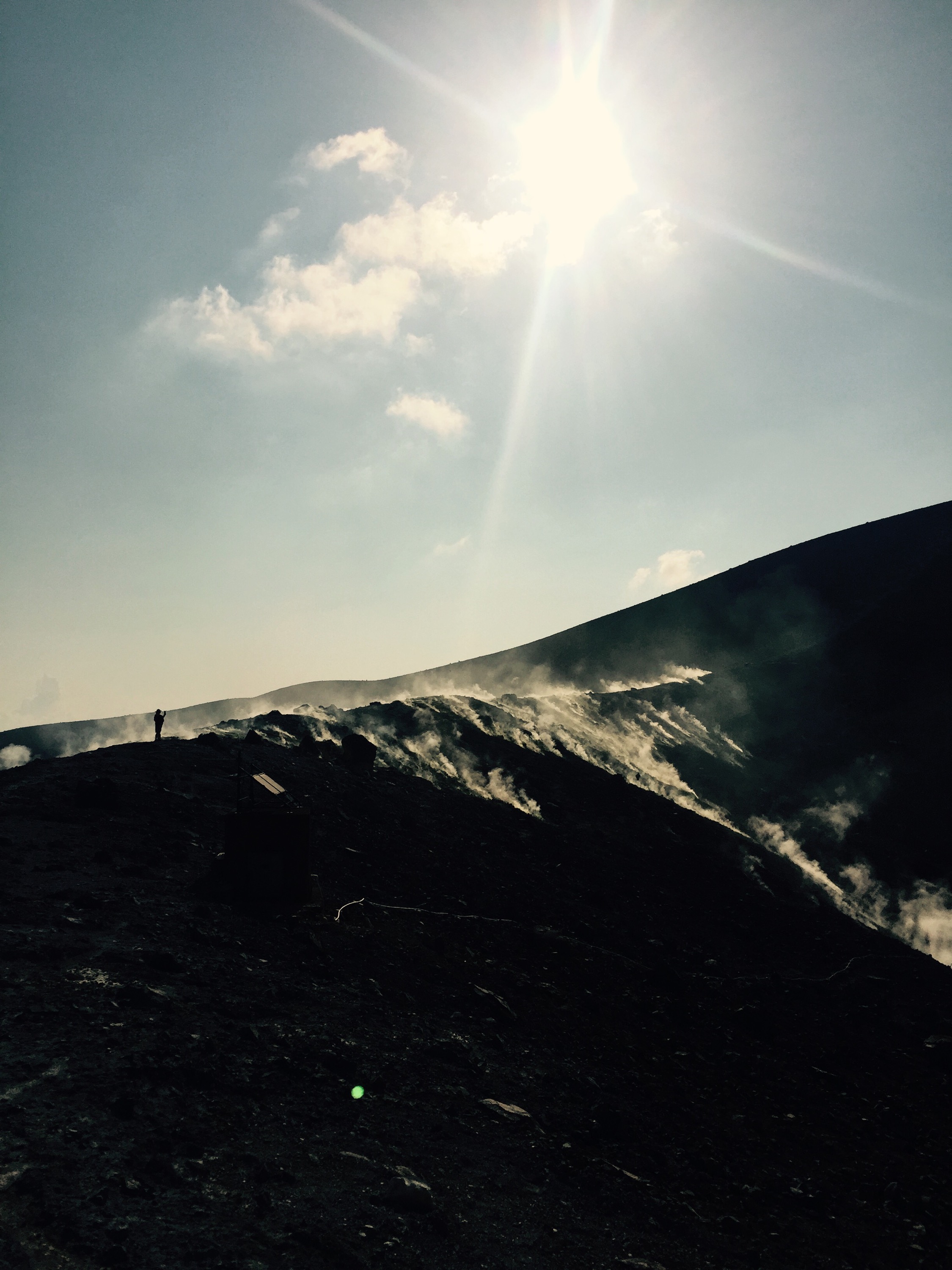 Sulfur vents on Vulcano, Italy