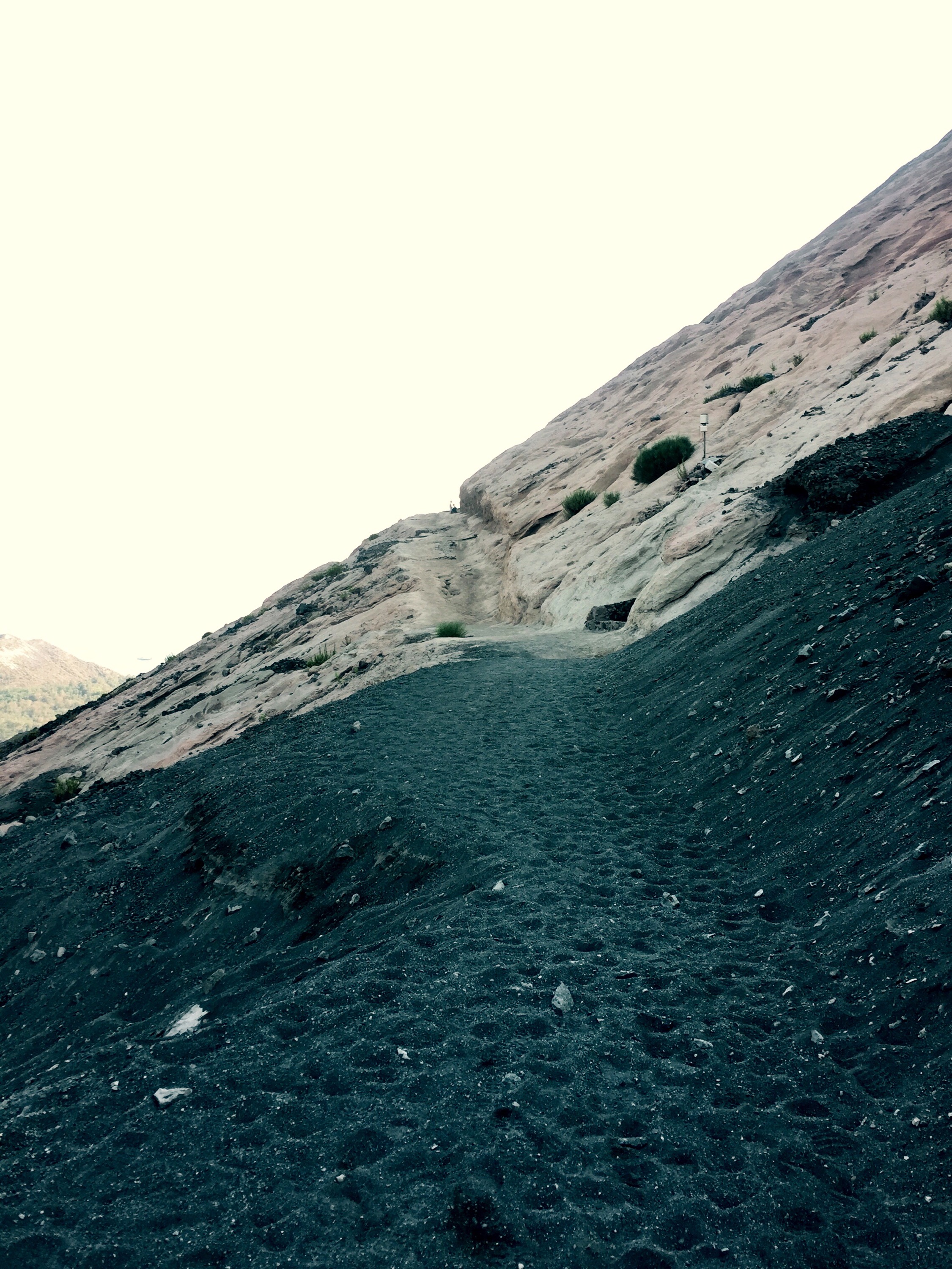 Path up Vulcano, Italy