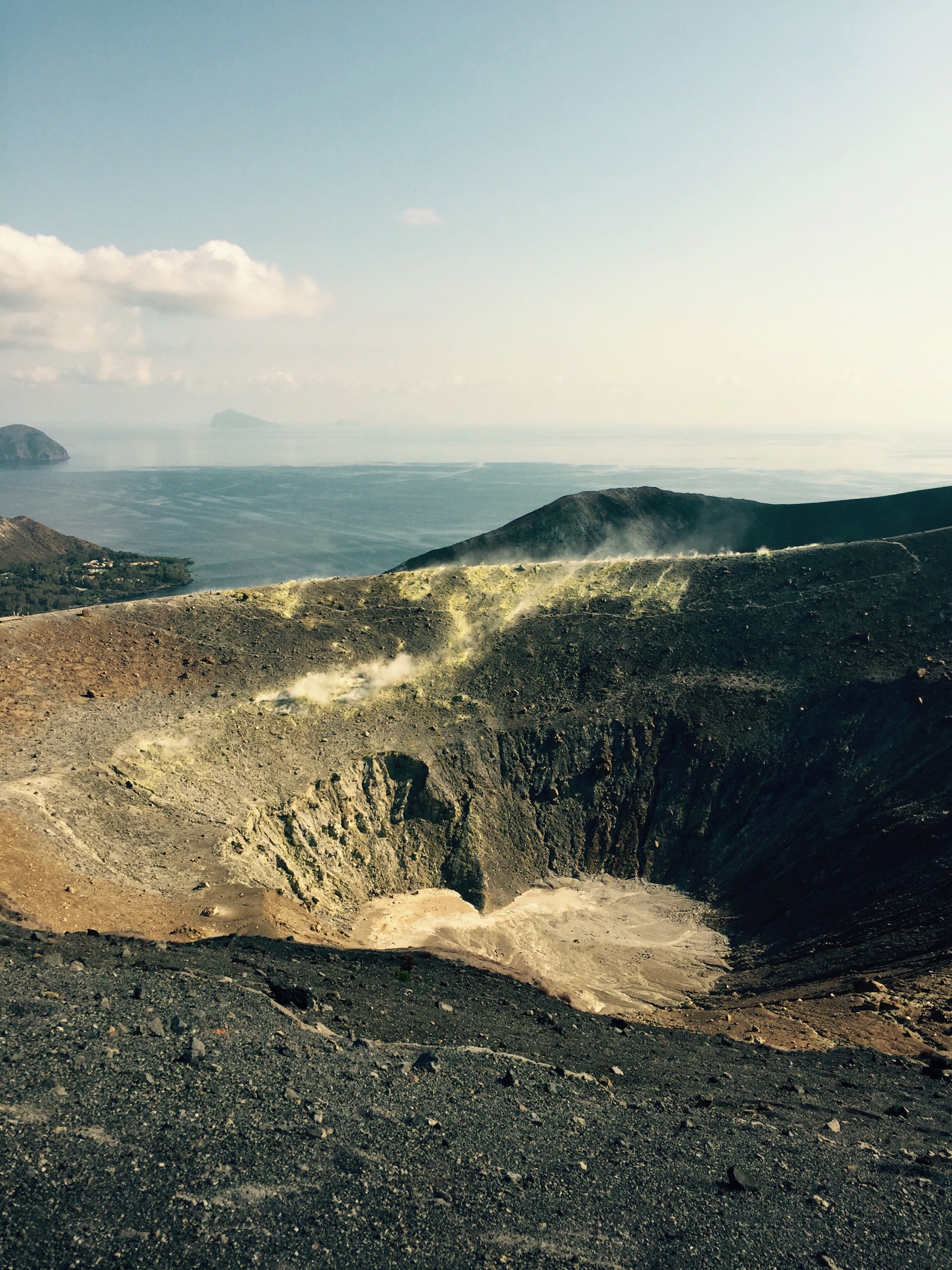 Crater of Vulcano, Italy