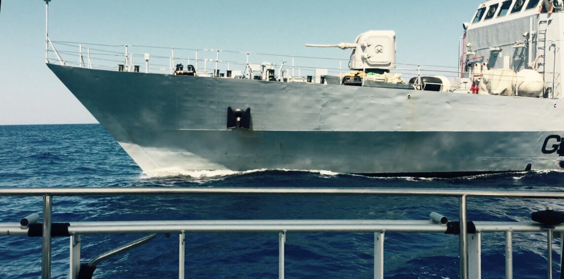 Italian Guardia patrol ship alongside