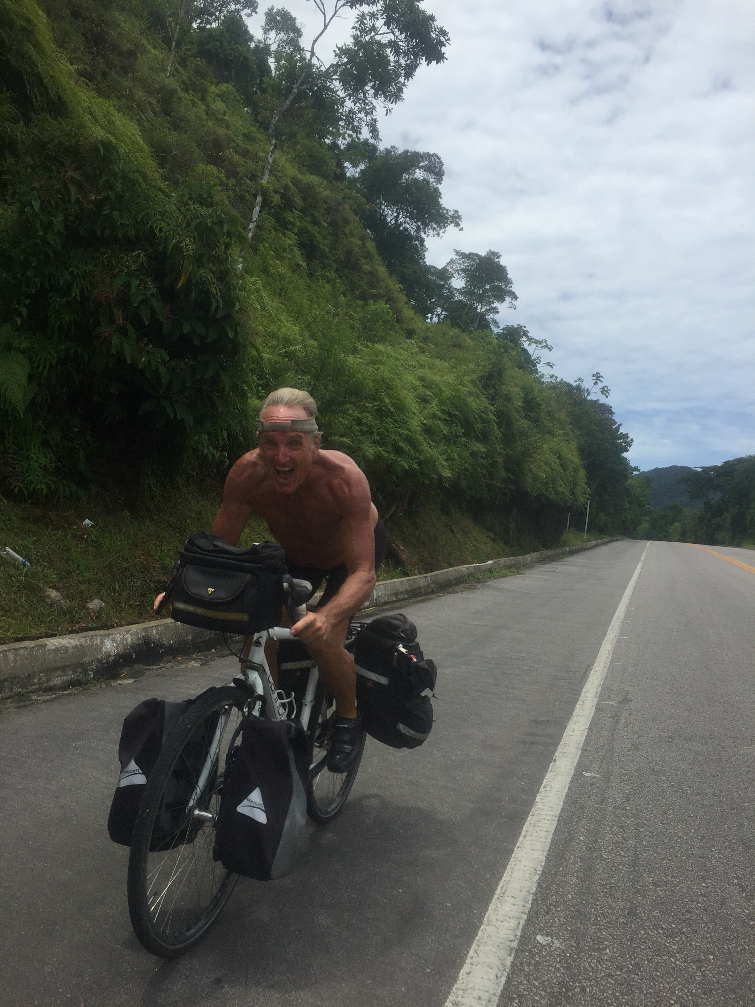 Jim Moser wildman of the road, Cycling the BR-101, Brazil