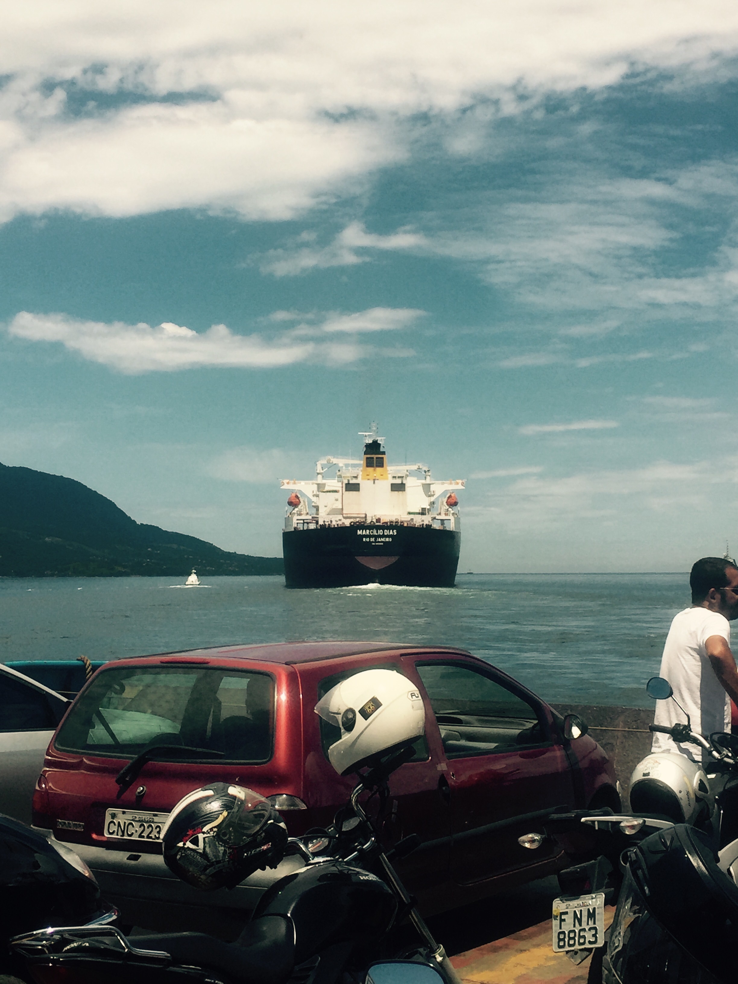 Ilhabela ferry, Brazil