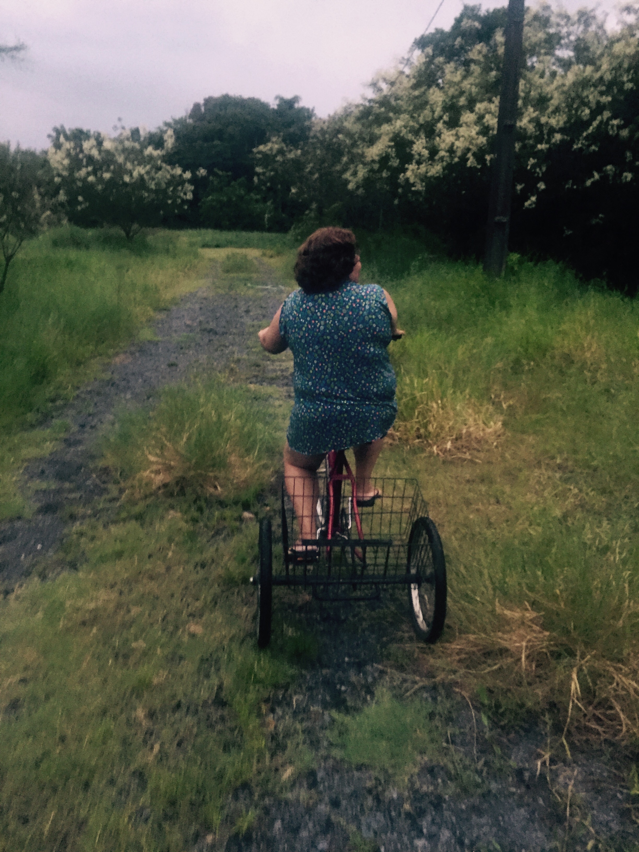 Going for a ride around the block with host