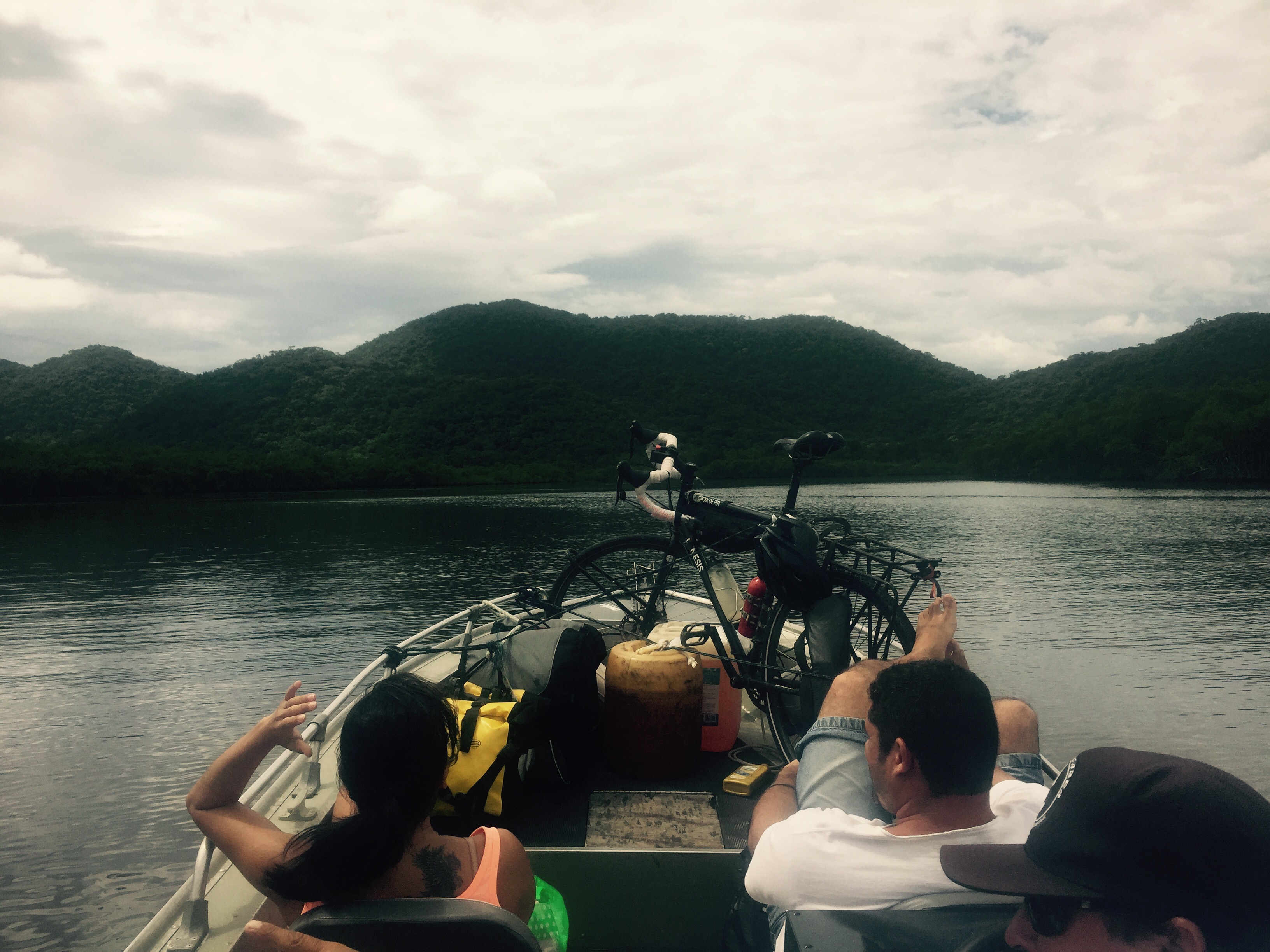 Water taxi from Cananeia to Maraja, Brazil