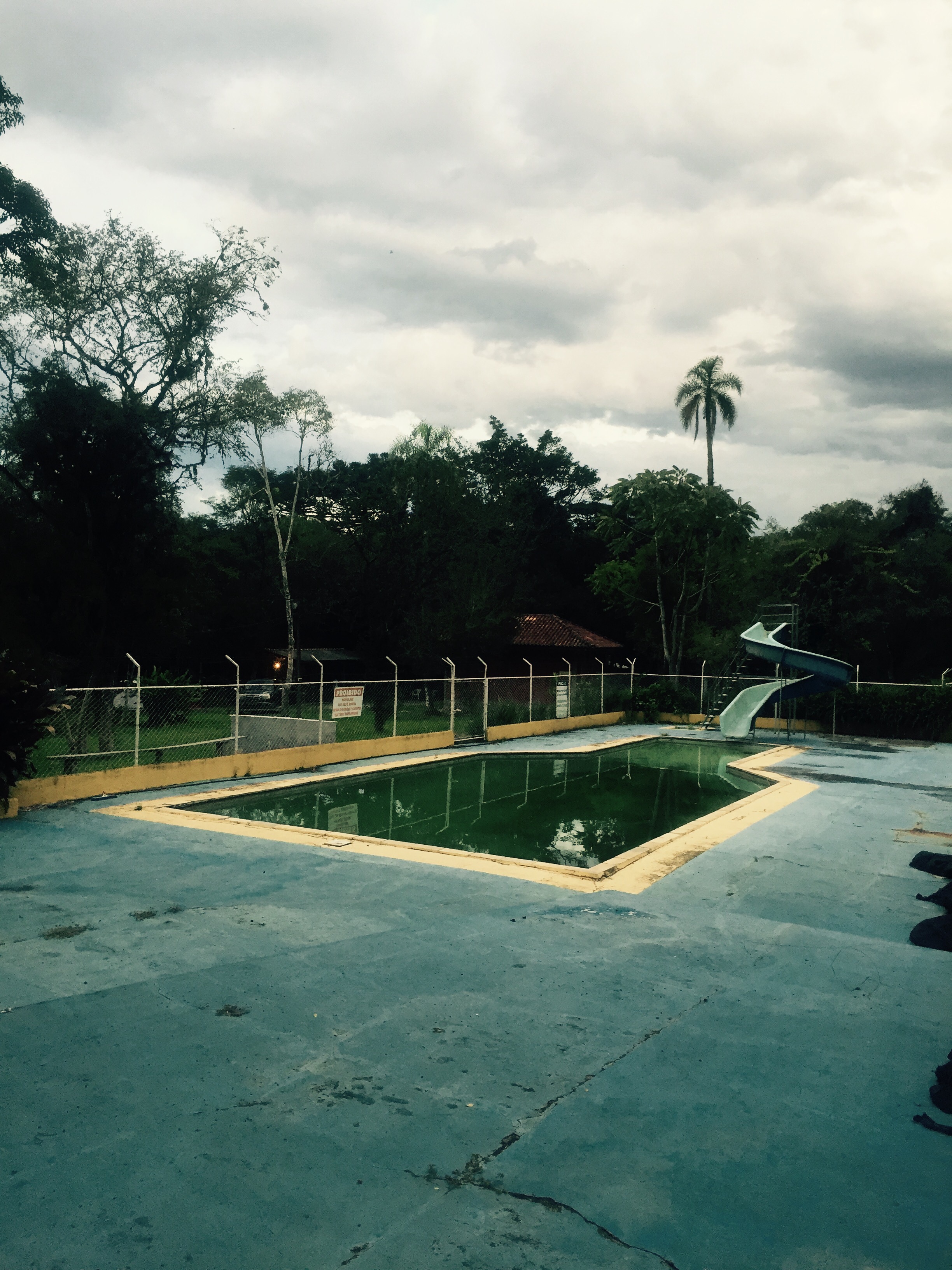 Prudentópolis campsite swimming pool, Paraná, Brazil